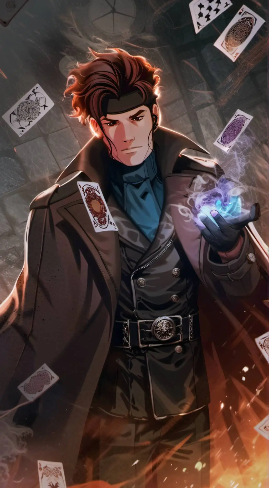 ai character: Gambit | Xmen background