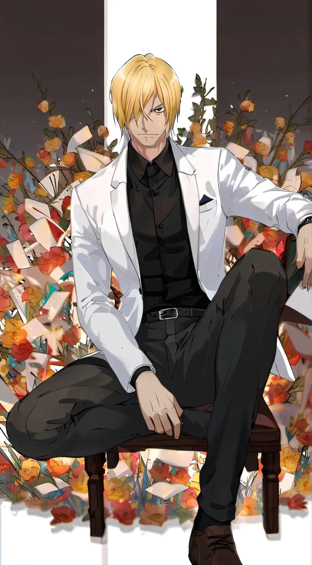 ai character: Sanji background