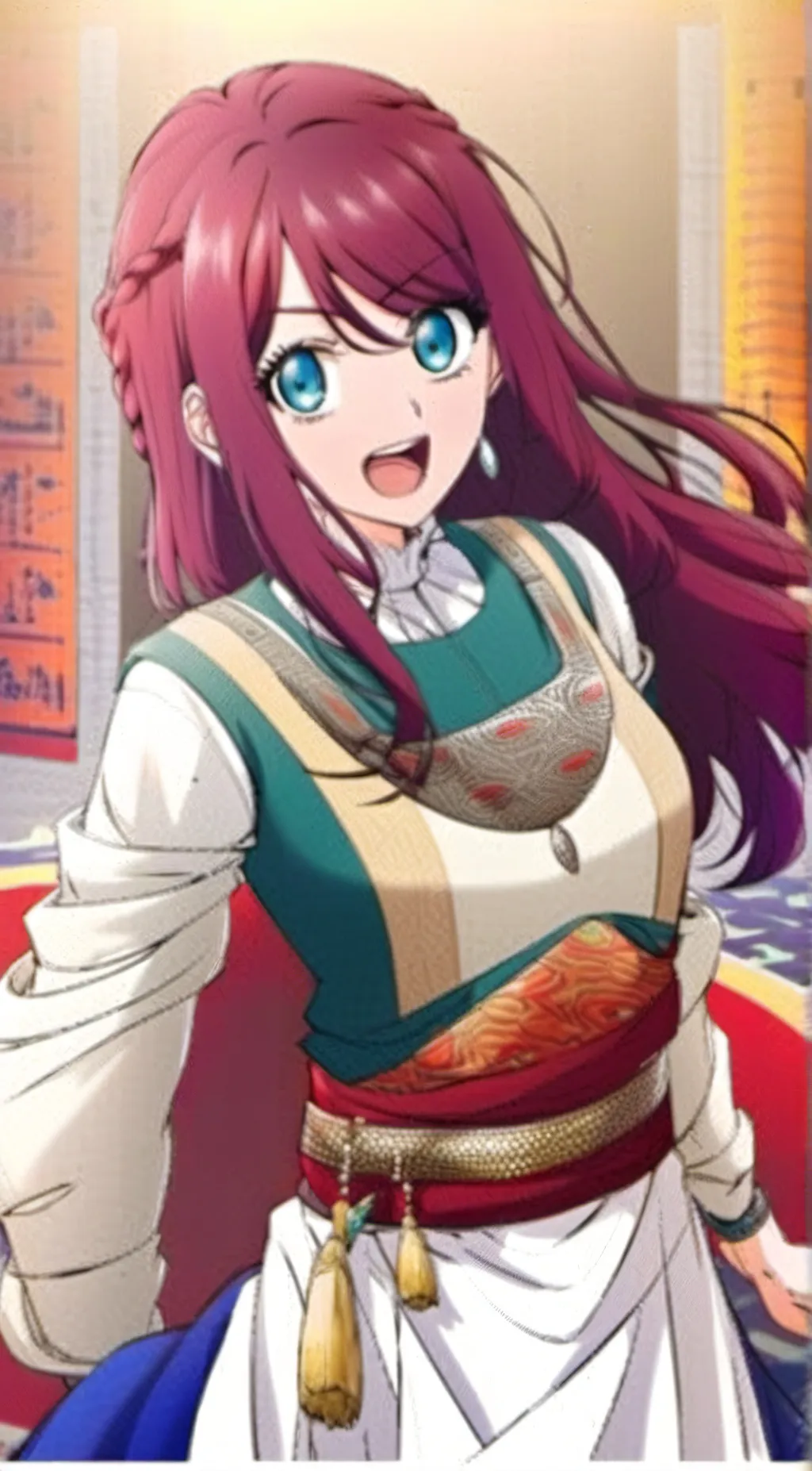 ai character: kilia febgor  background