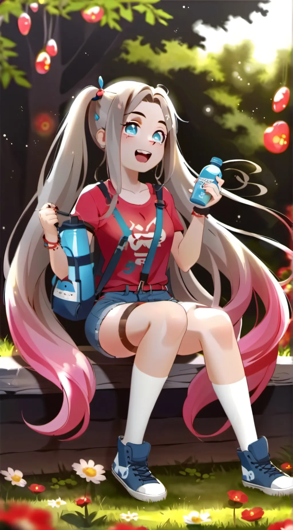 ai character: Harley Quinn  background