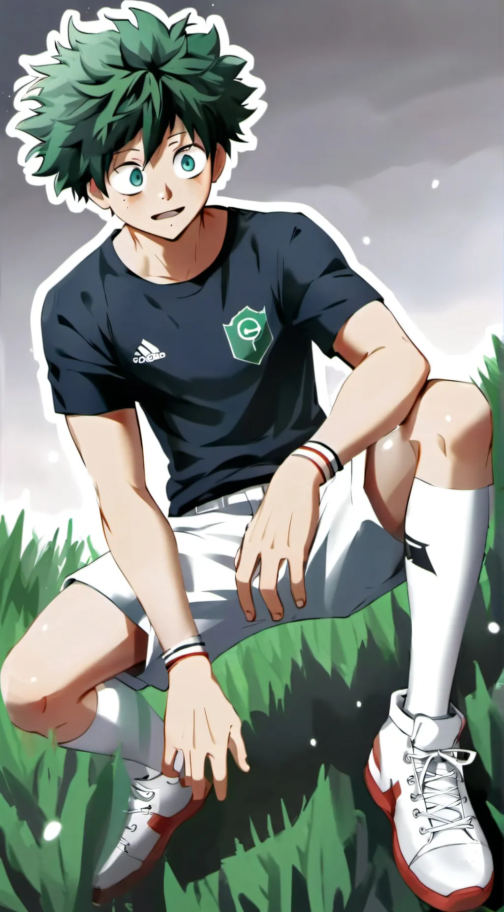 ai character: deku midoriya  background