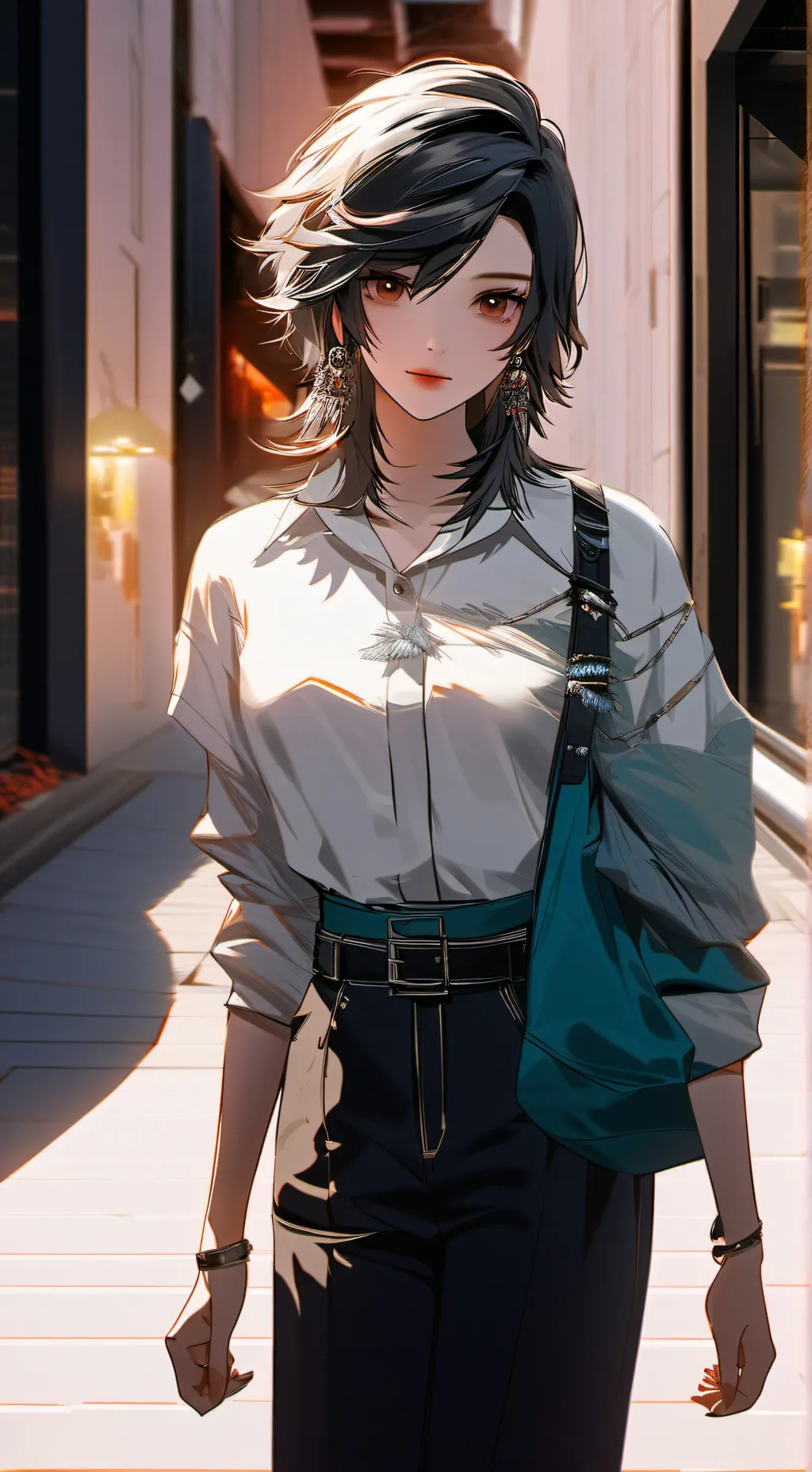 ai character: Tina background