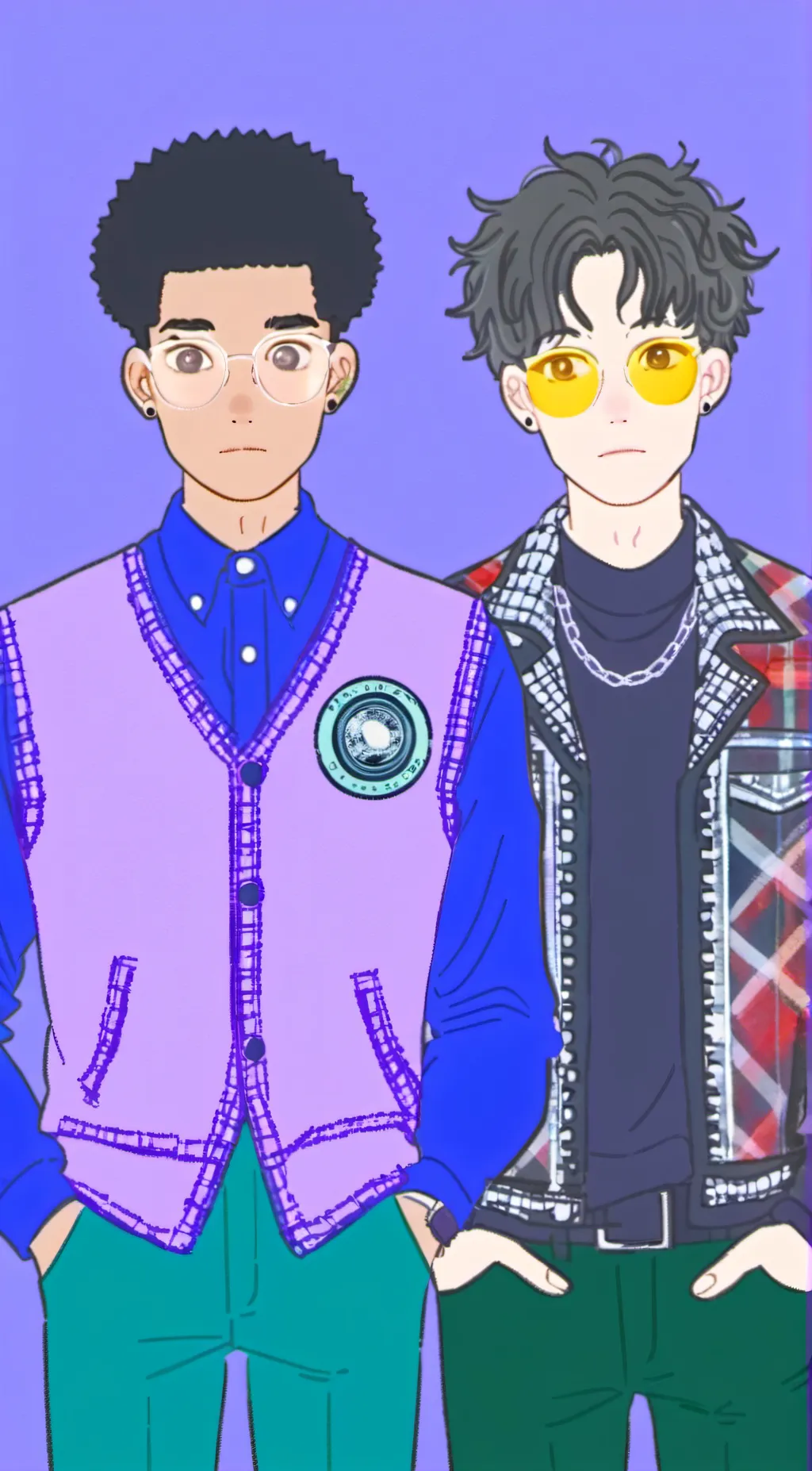 ai character: Levon & Tex background