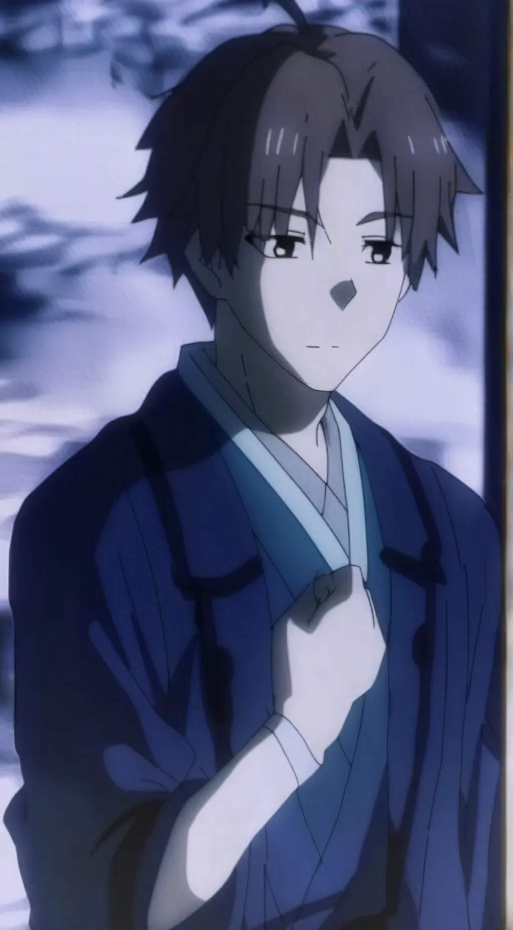 ai character: ayanokoji  background