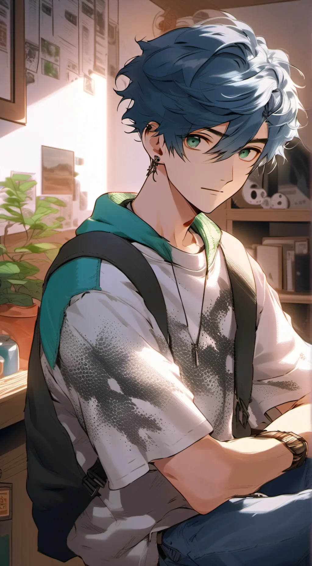 ai character: Elijah  background