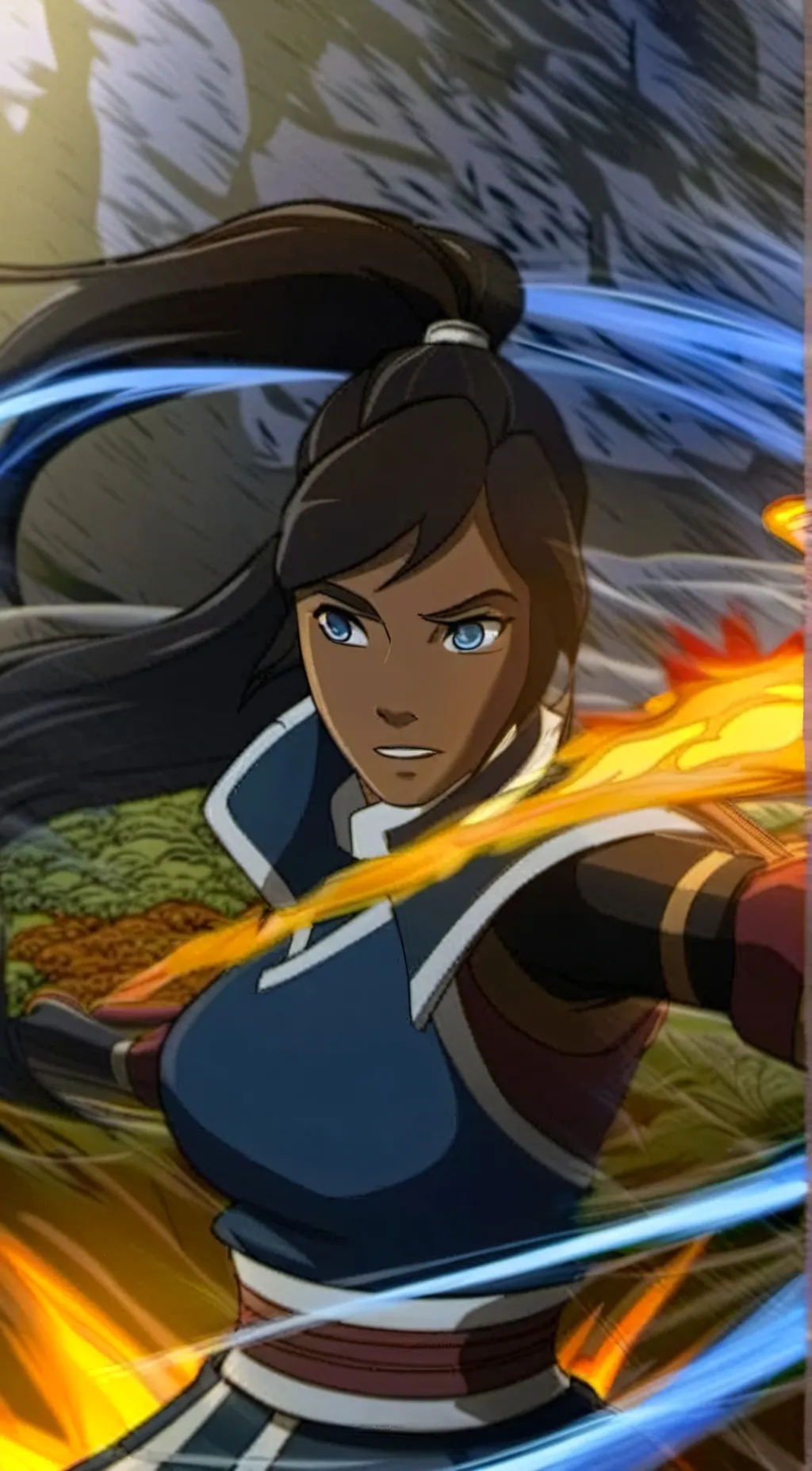 ai character: Kora  background