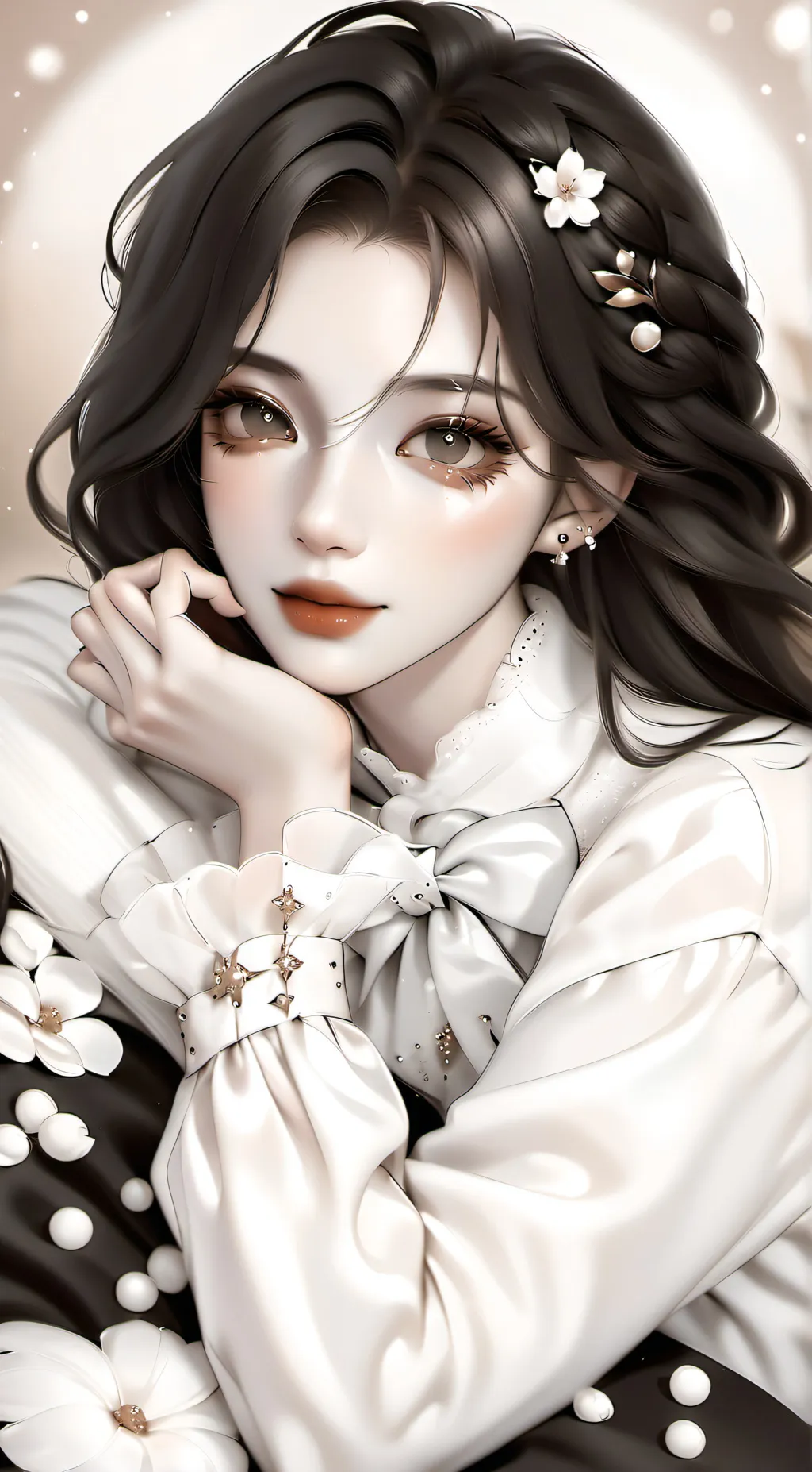 ai character: Amanda  background
