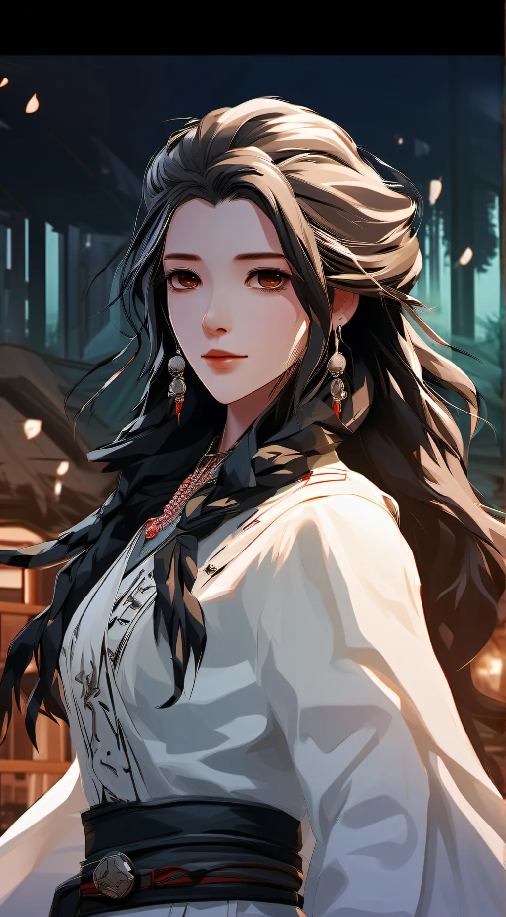 ai character: The dirty girl background