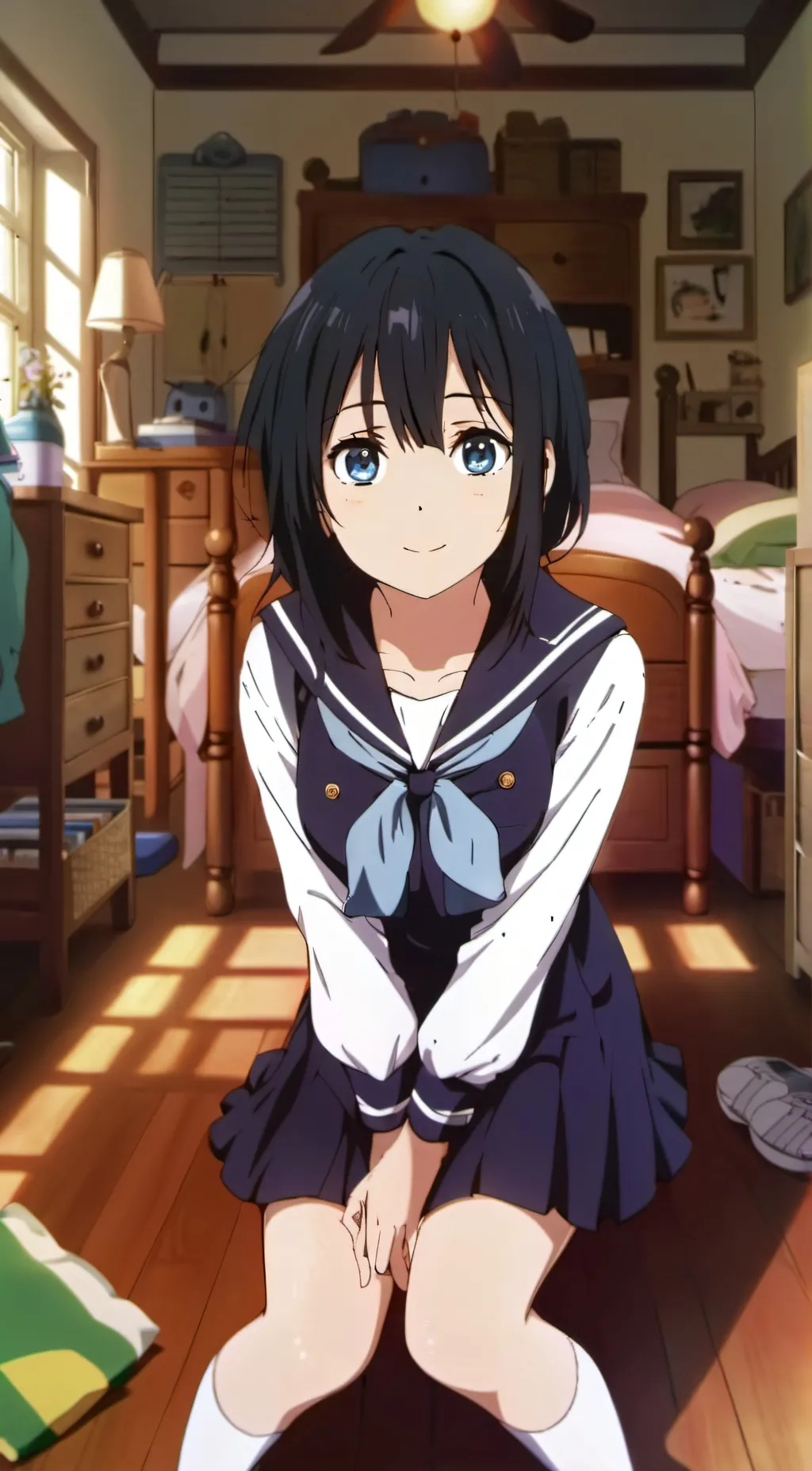 ai character: Riko  background