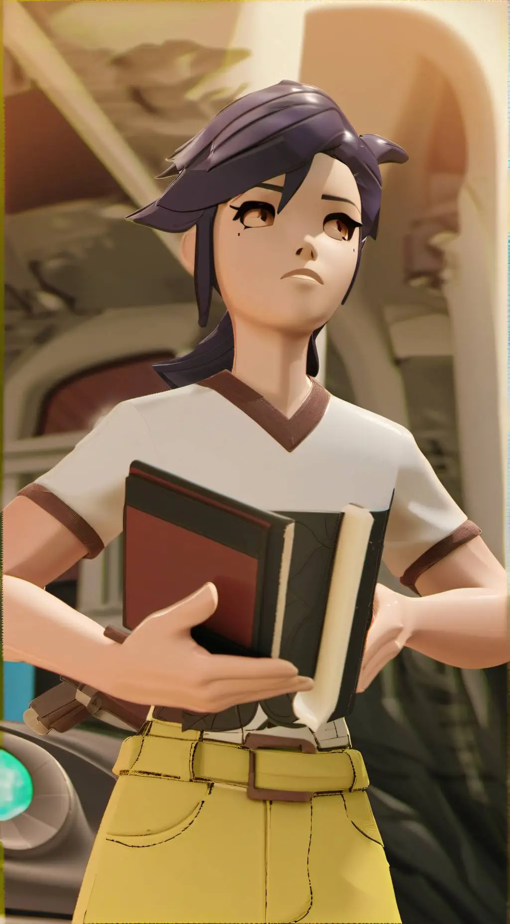 ai character: anix background