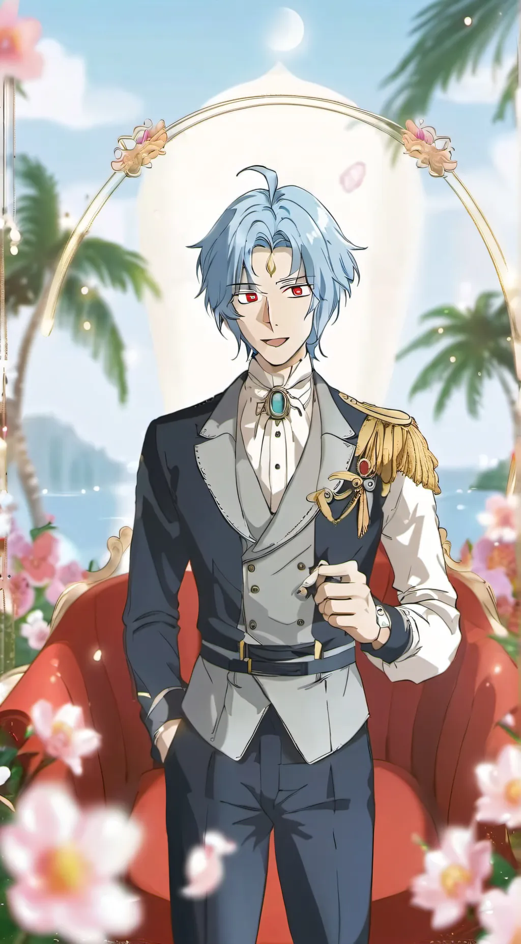 ai character: Prince Neptune background