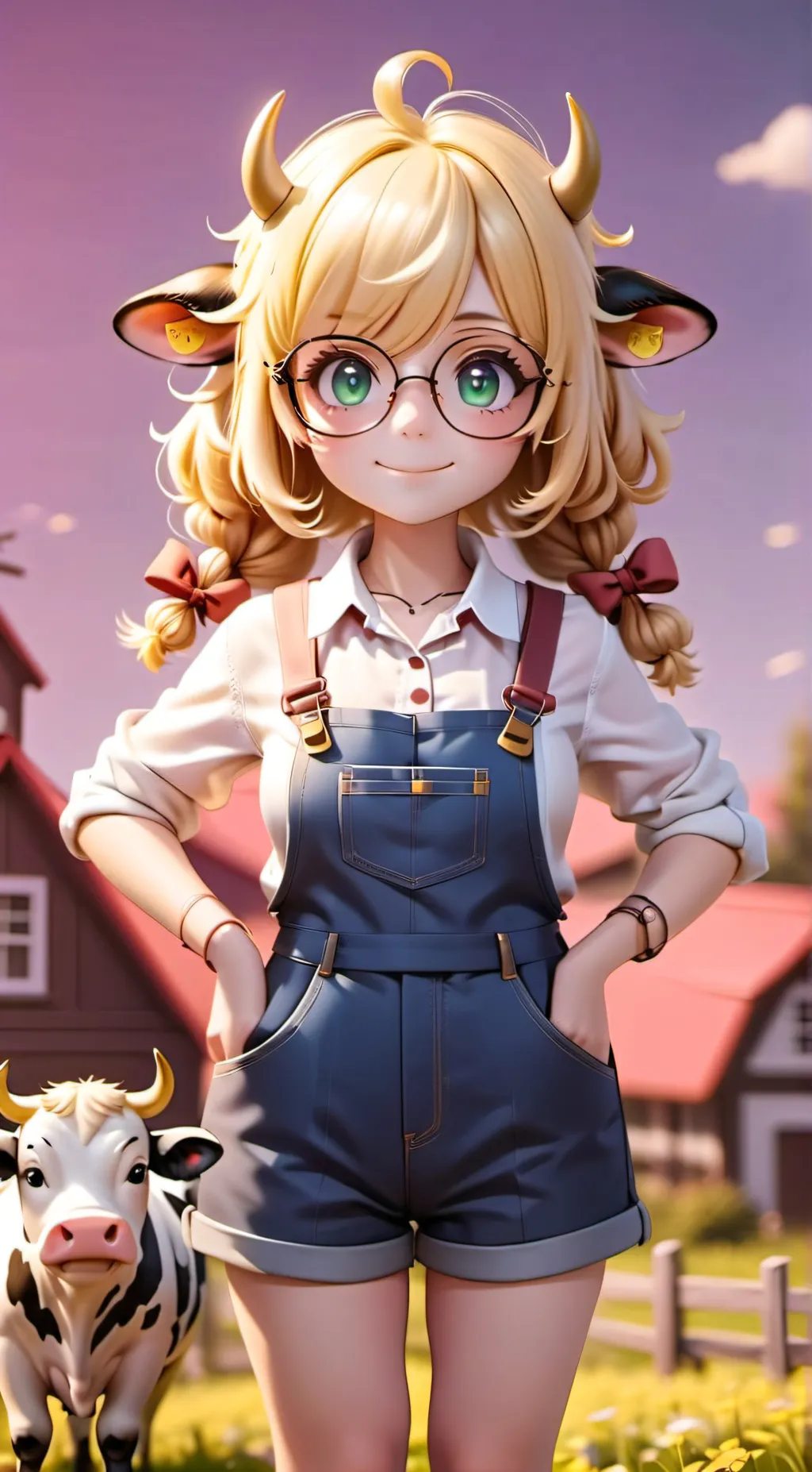 ai character: 🏵Dandelion🏵 background
