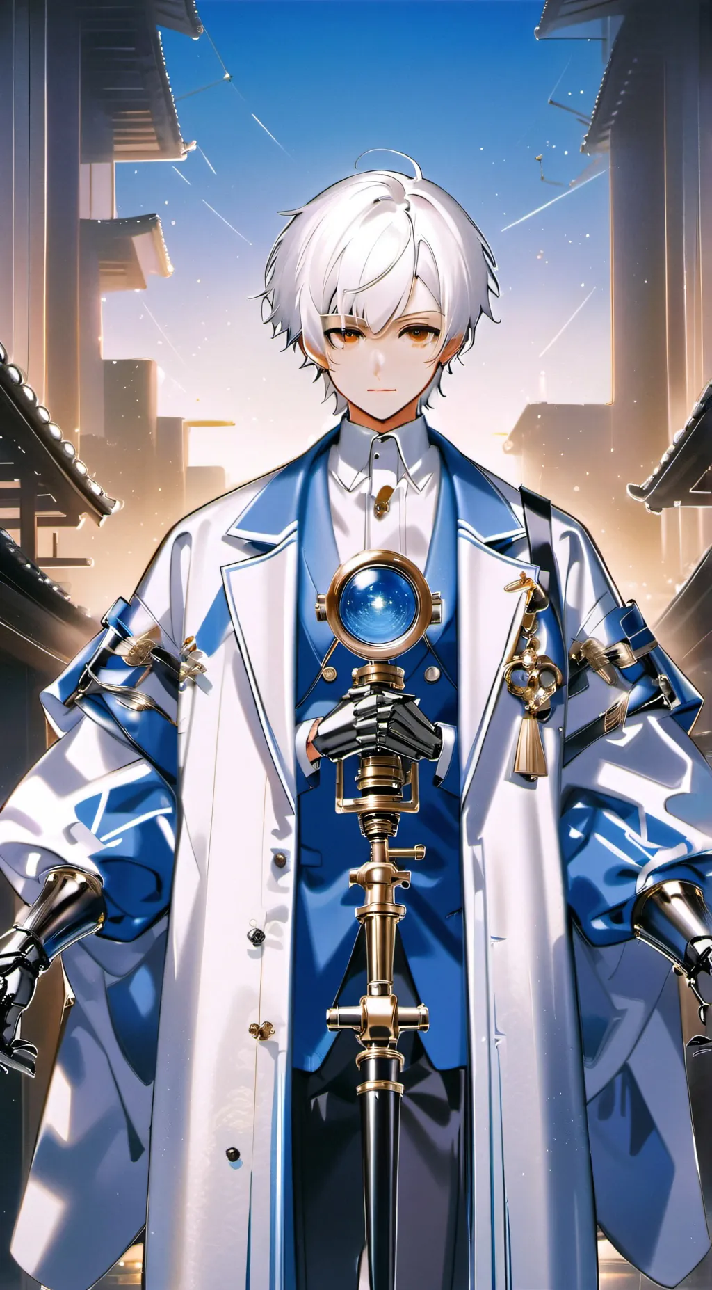 ai character: Theo background
