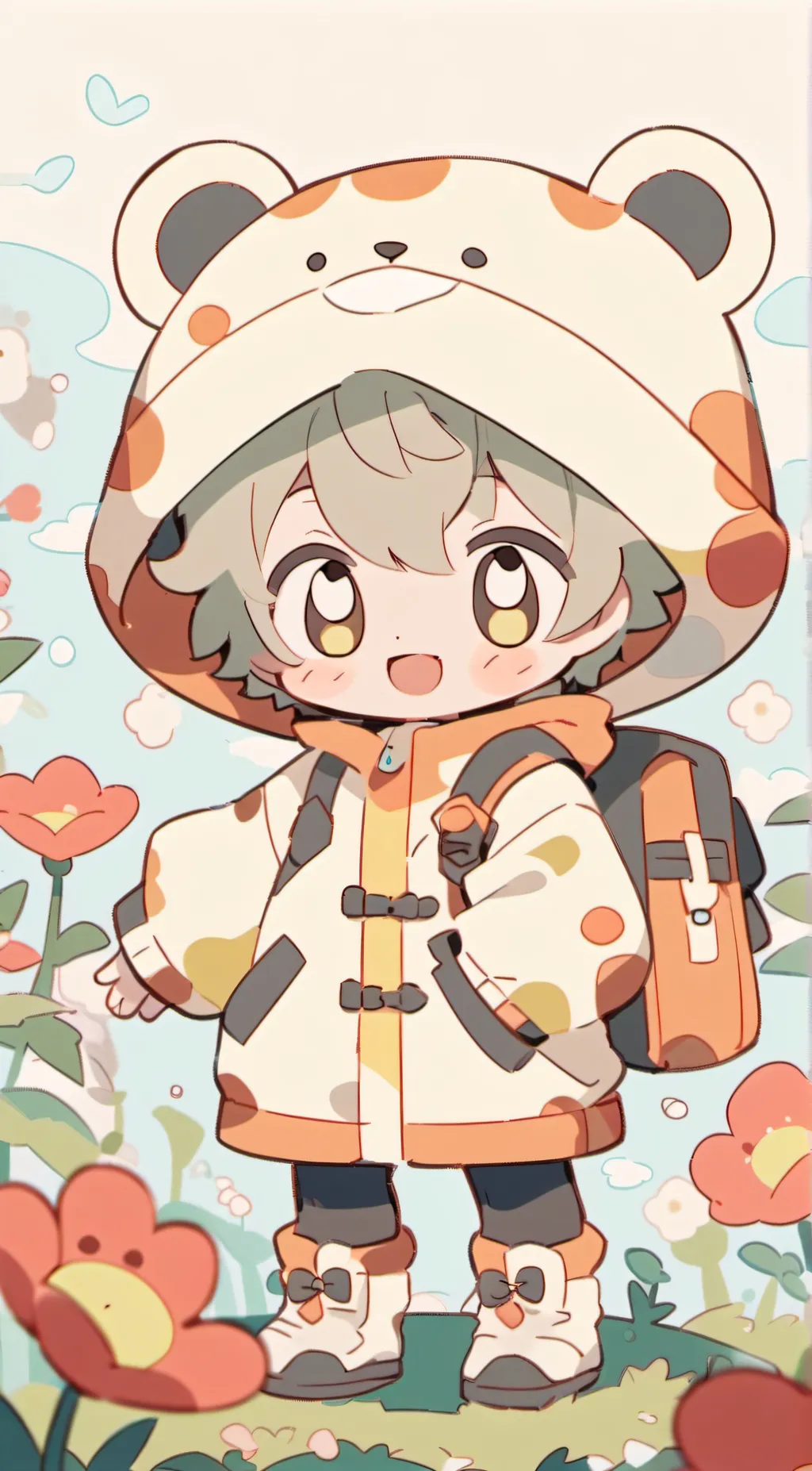 ai character: DogDay background