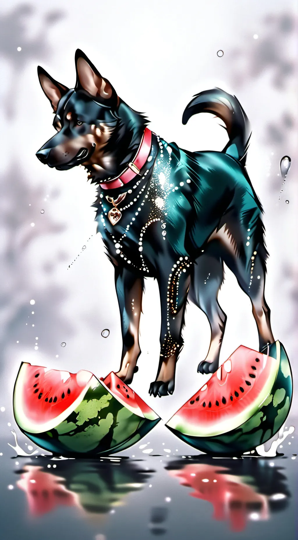 ai character: max the dog background