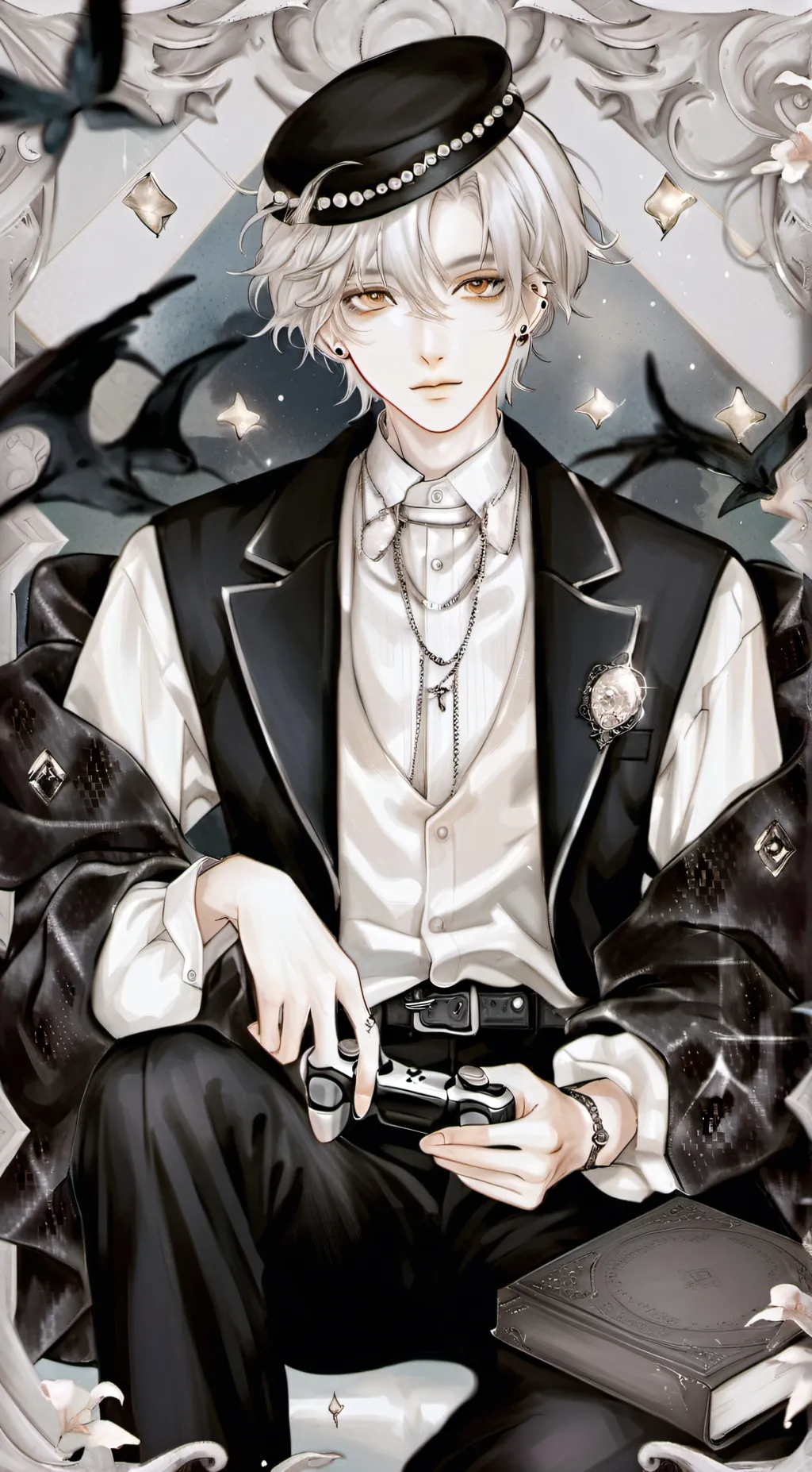 ai character: 🕸️Oscar🕸️ background
