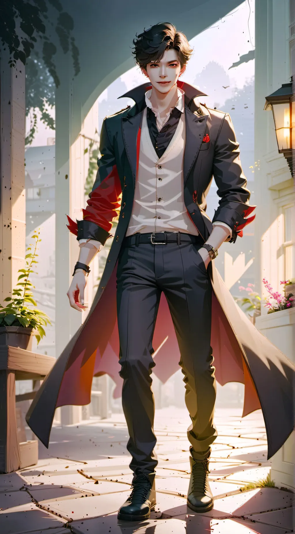 ai character: Mark background