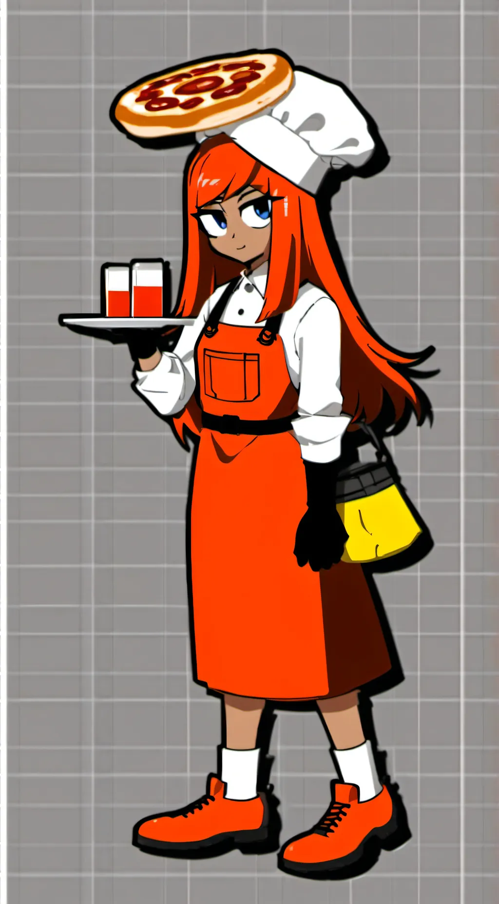 ai character: Sausage toppin background