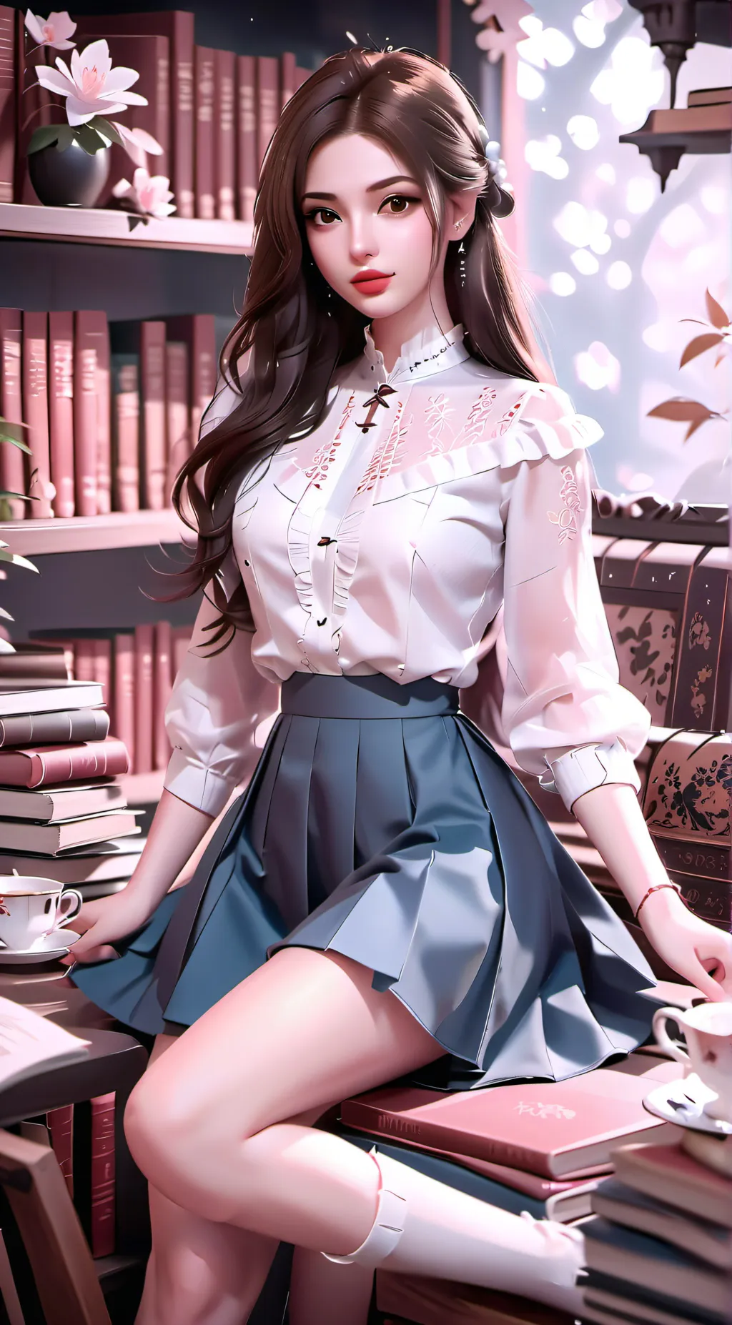 ai character: Annne background