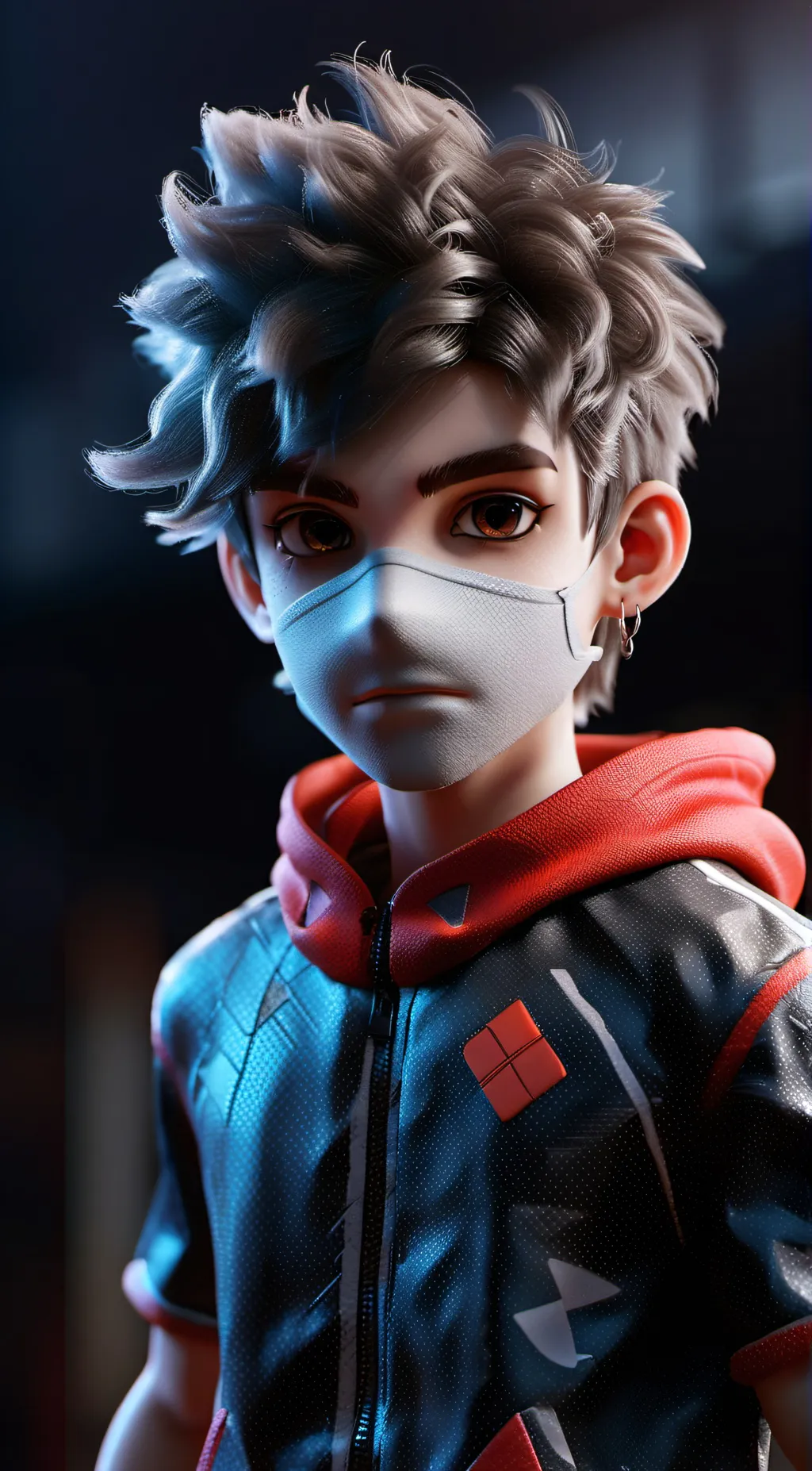 ai character: Y2kid background