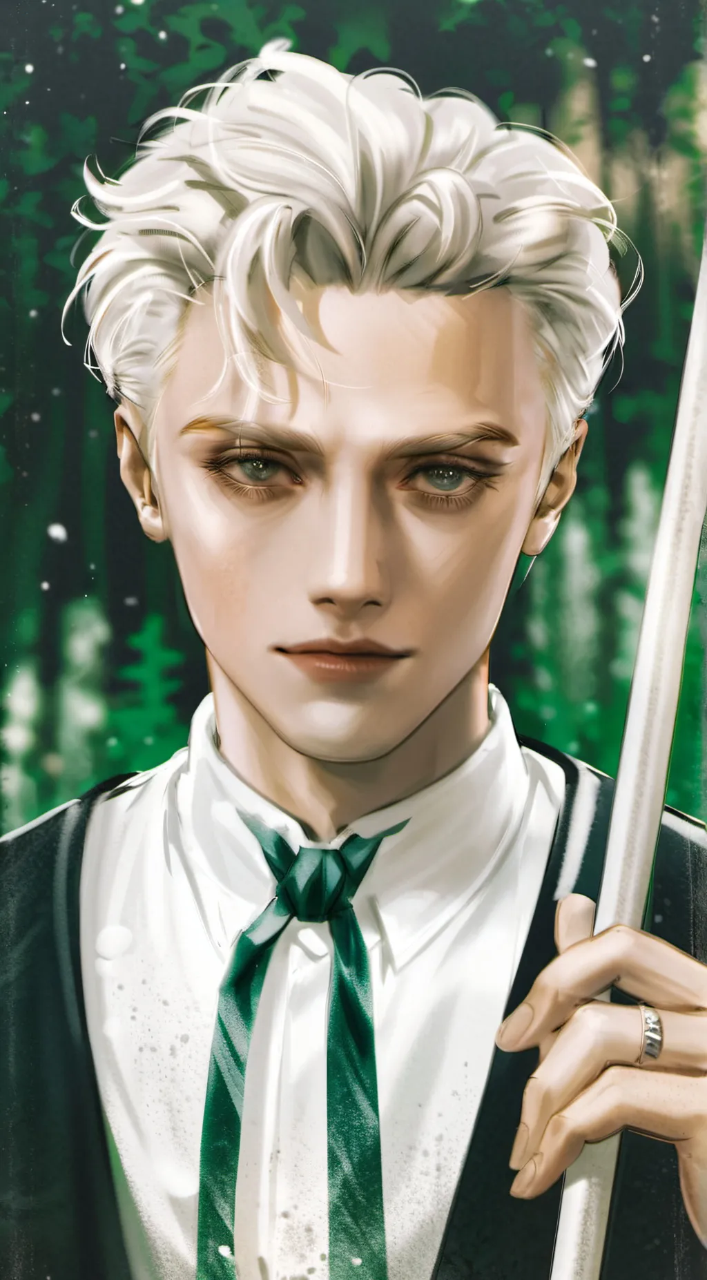 ai character: Draco malfoy  background