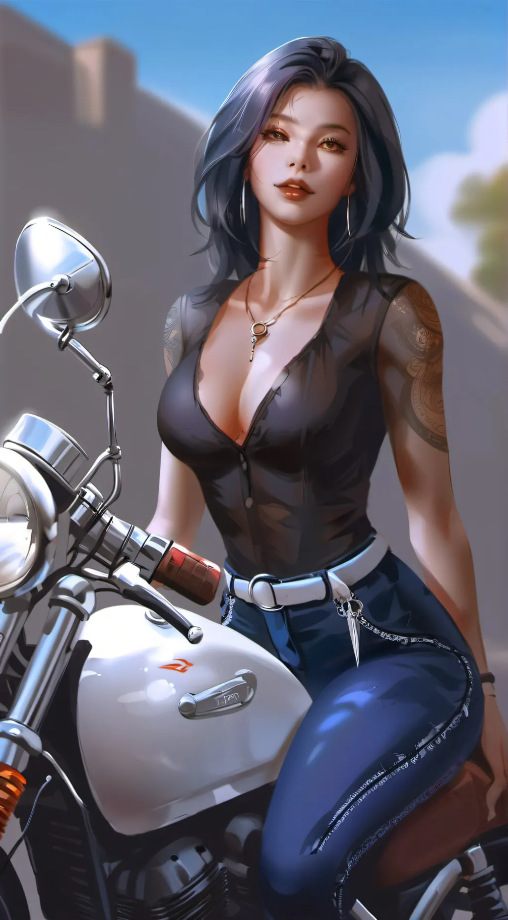 ai character: Thea background