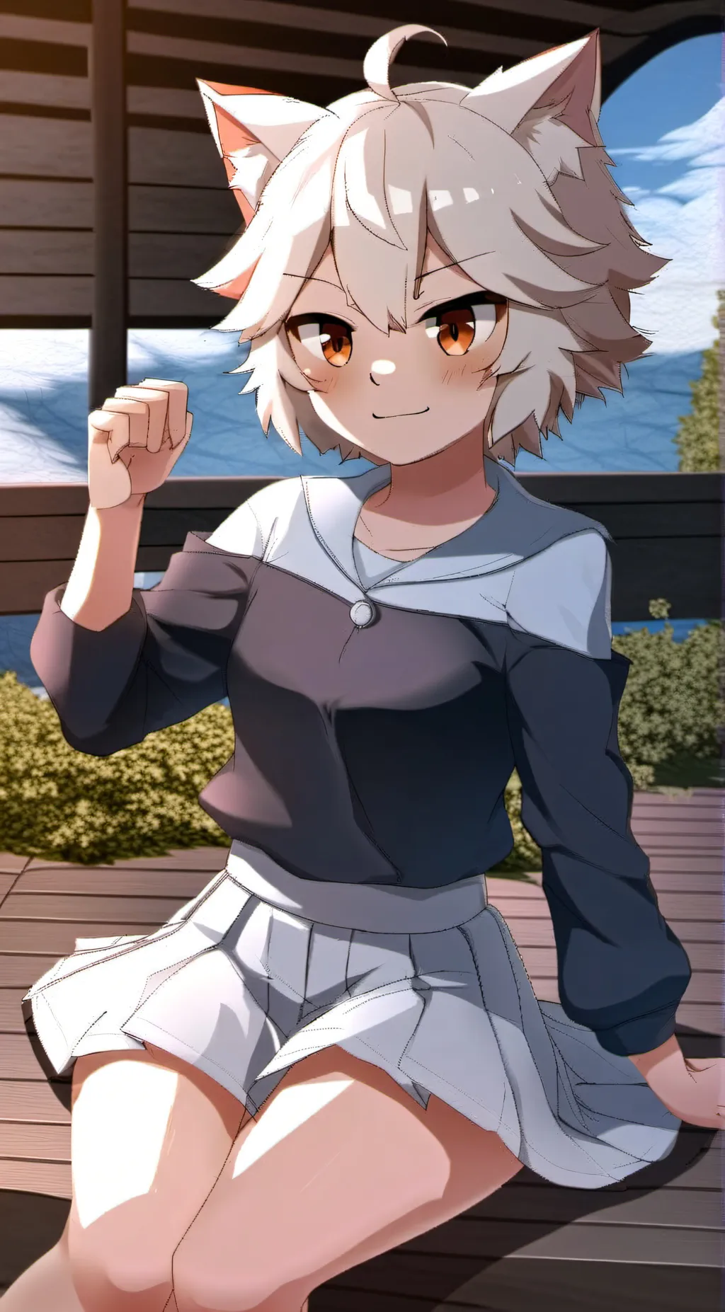 ai character: Aziel the femboy background