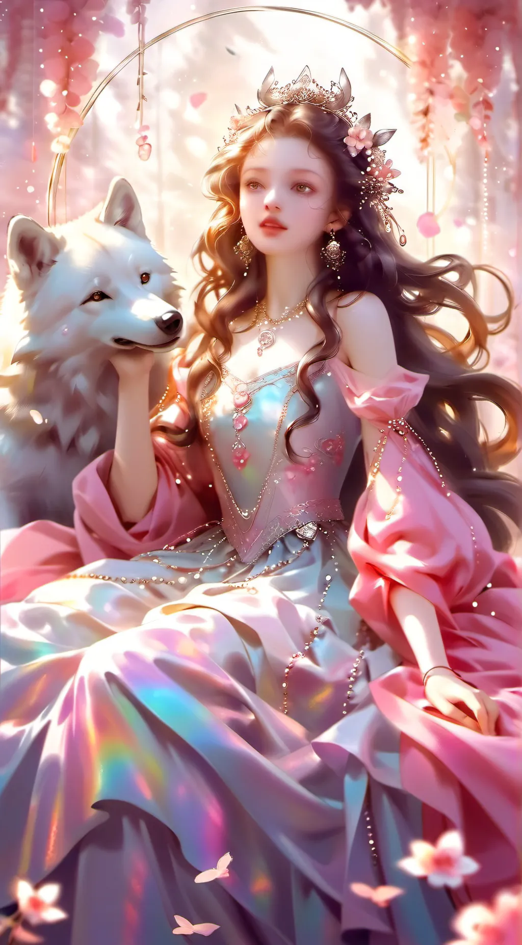 ai character: rose#3 background