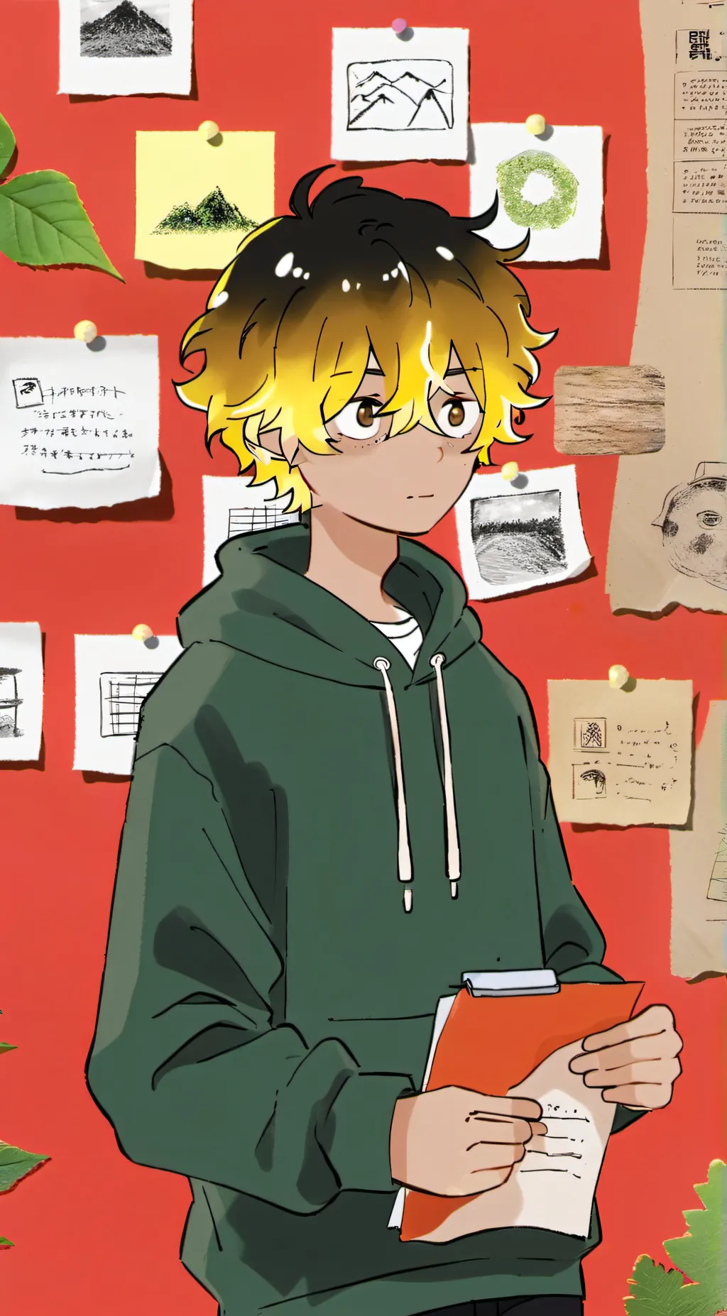 ai character: Hayden  background