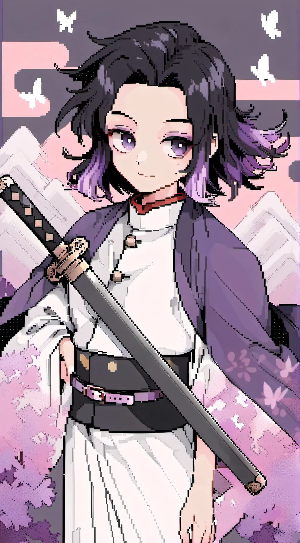 ai character: Shinobu Kocho background