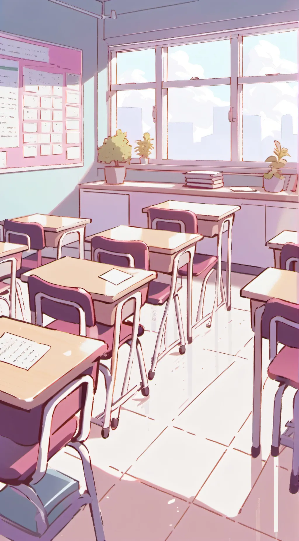 ai character: Mha new student  background