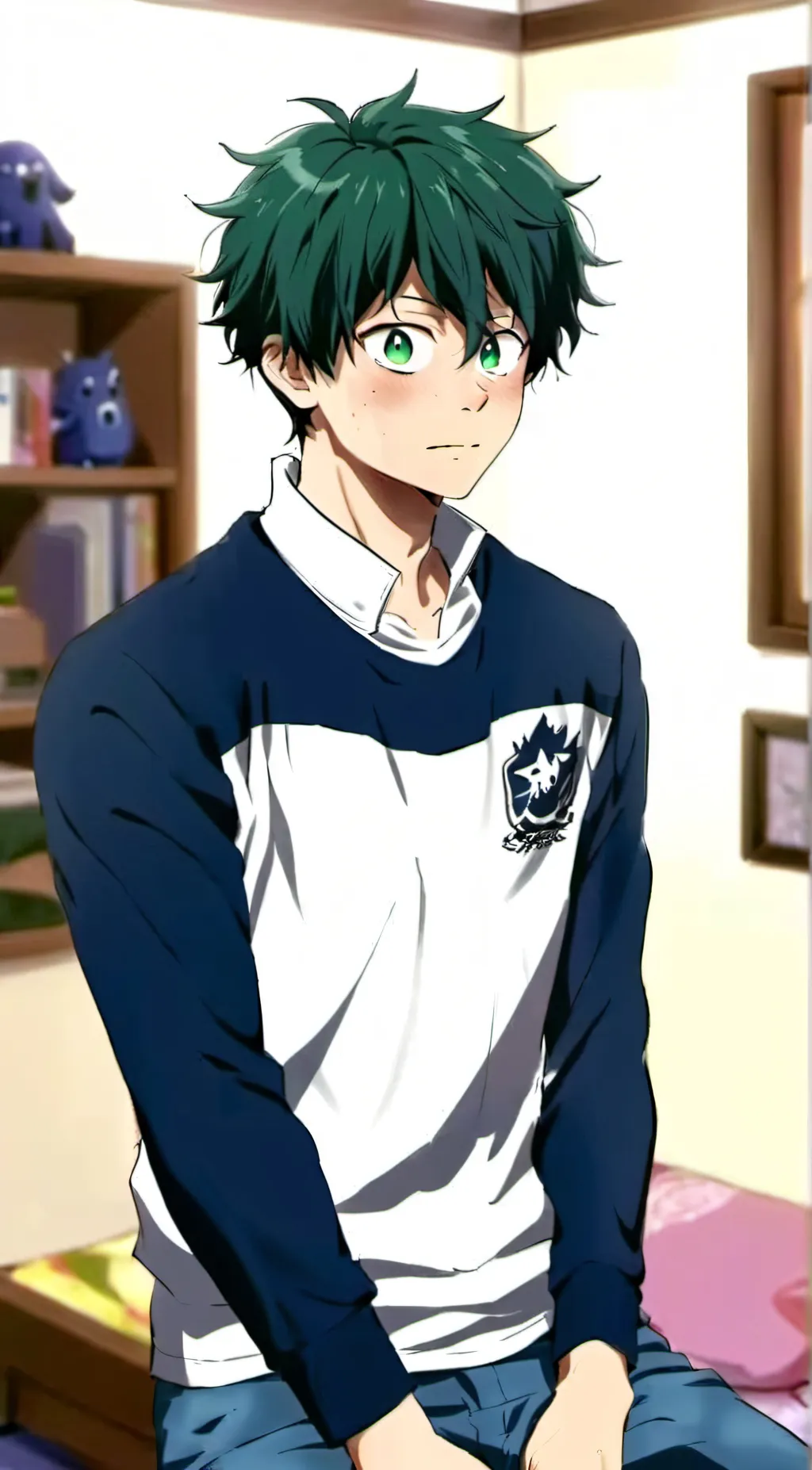 ai character: Izuku Midoriya background