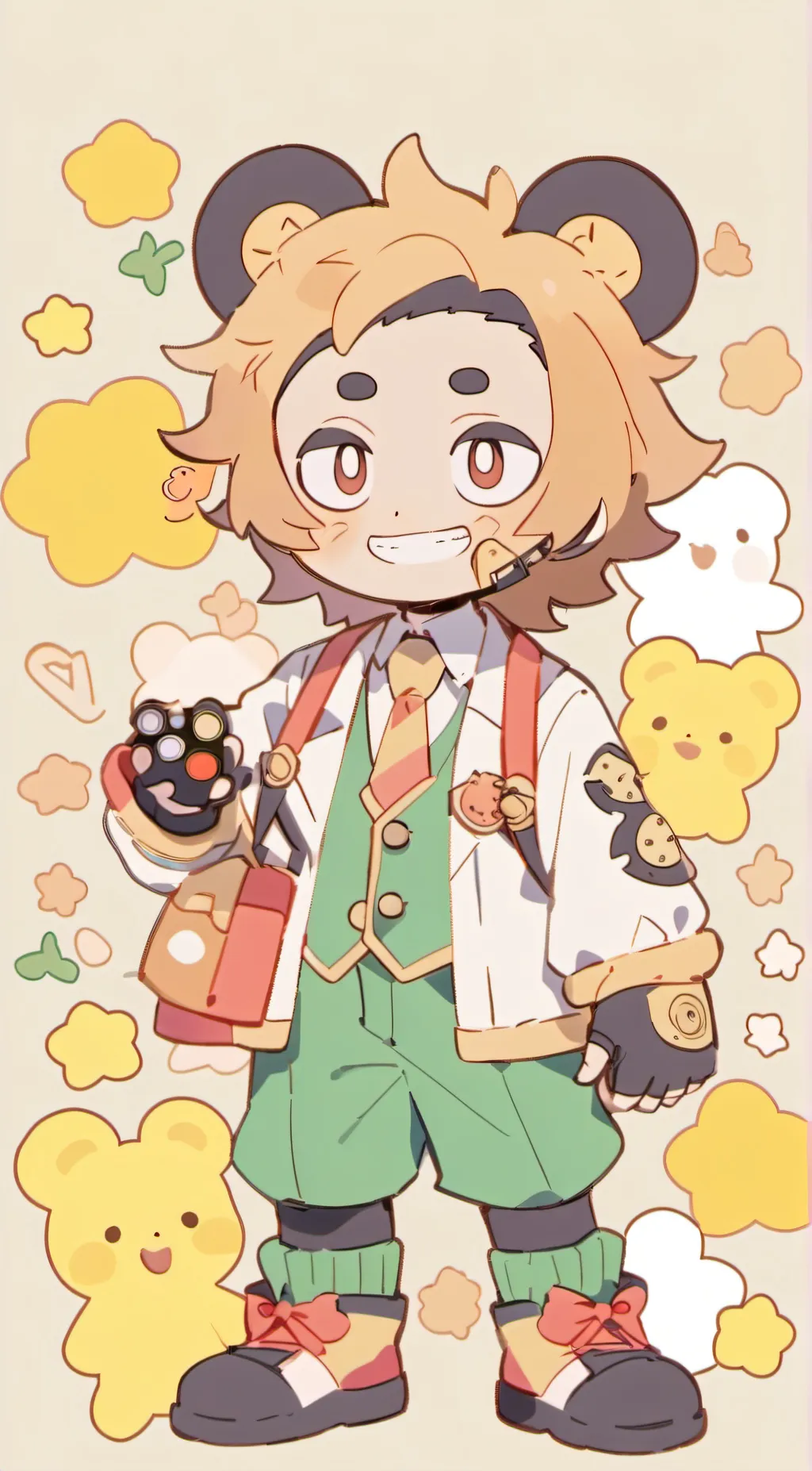 ai character: sundrop background