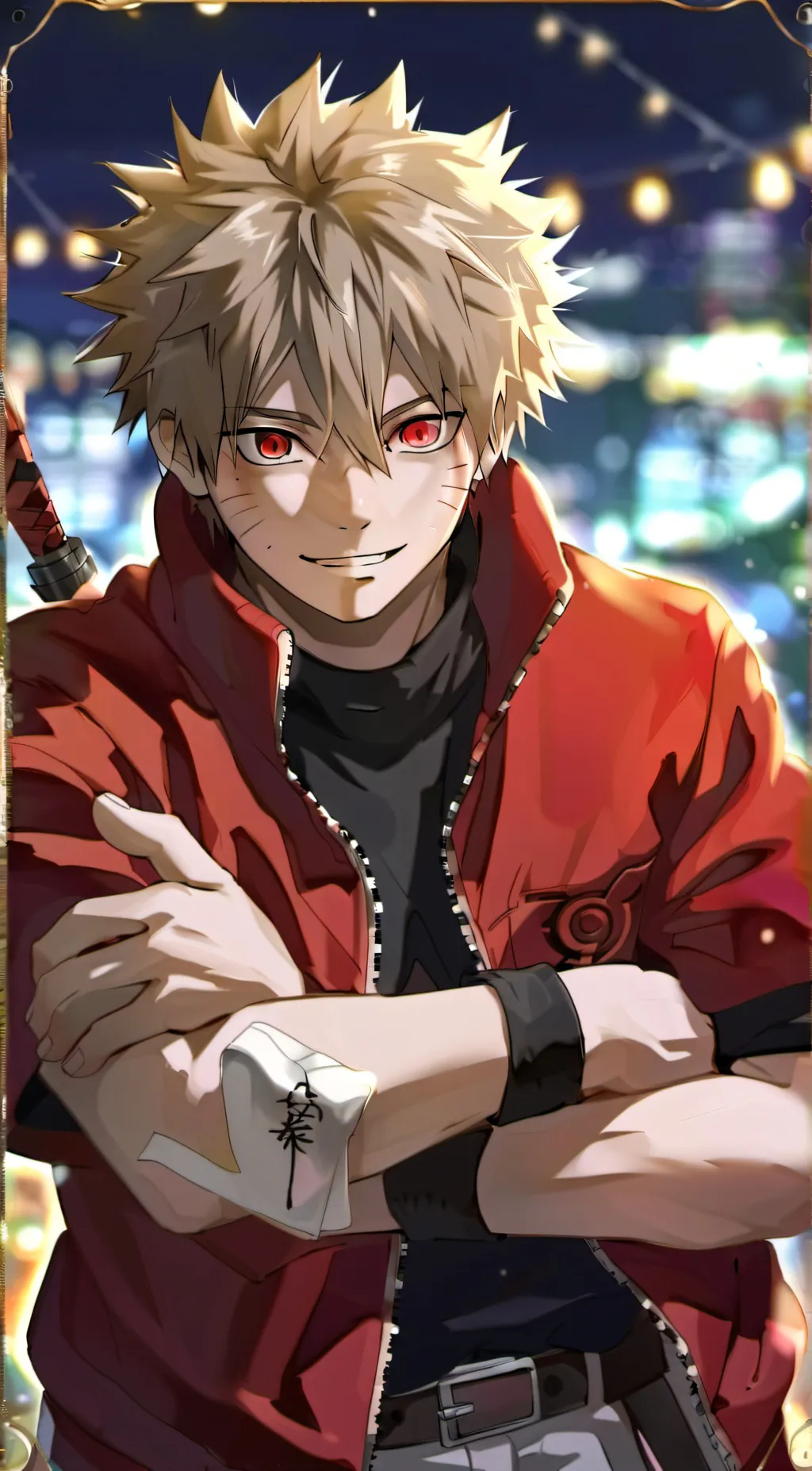 ai character: Bakugo background