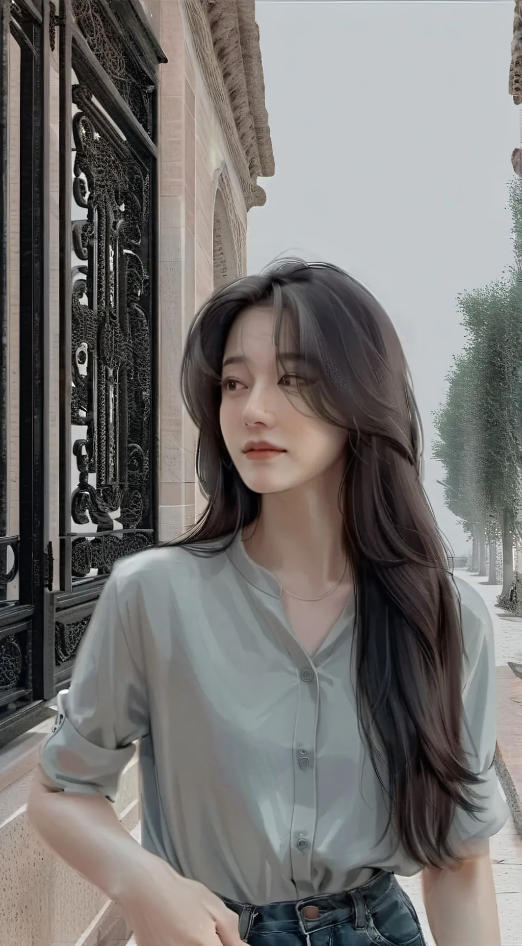 ai character:   Ashley background