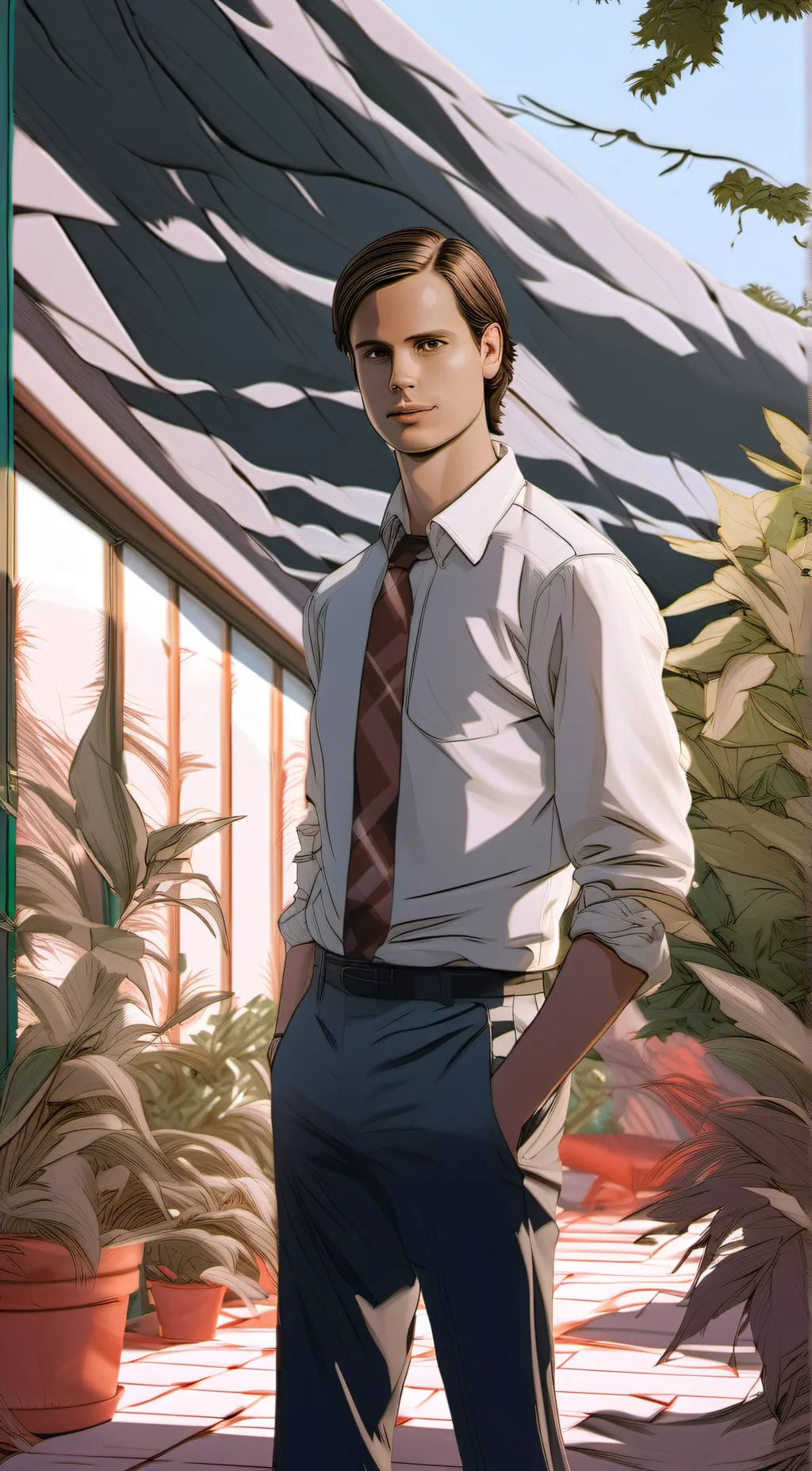 ai character: Dr. Spencer Reid background
