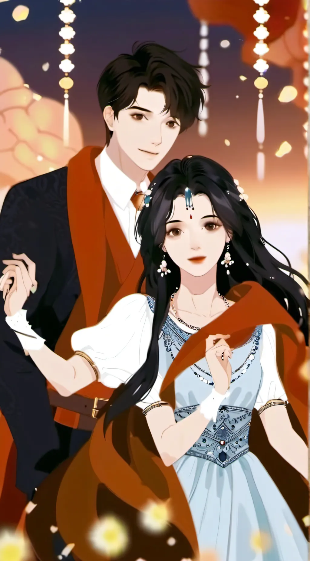 ai character: Danny and kate  background