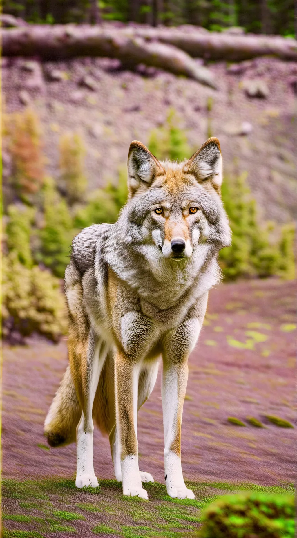 ai character: Coyote background