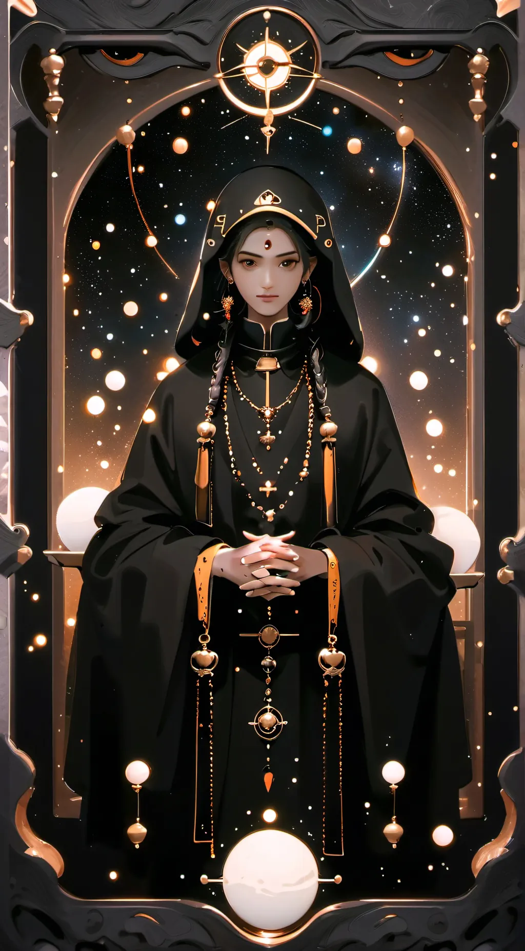 ai character: Fortune Teller background