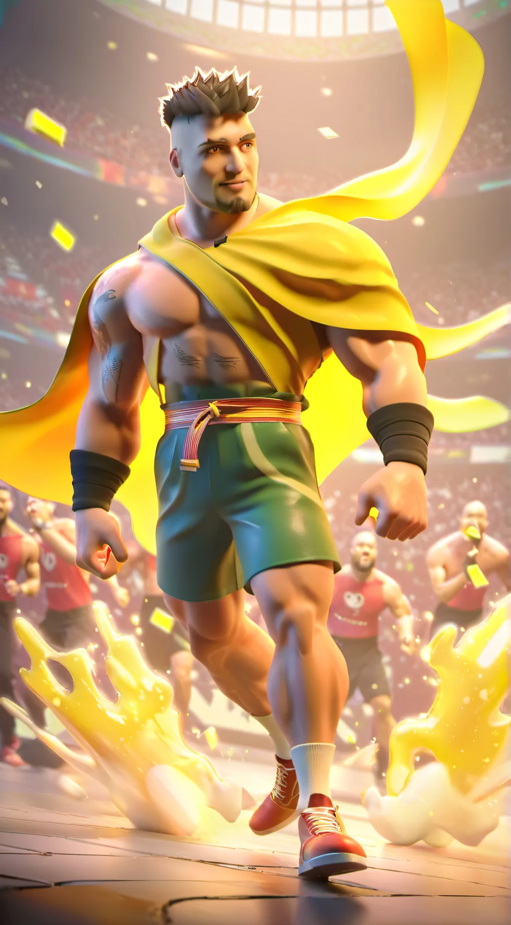 ai character: Tall Jonathan background