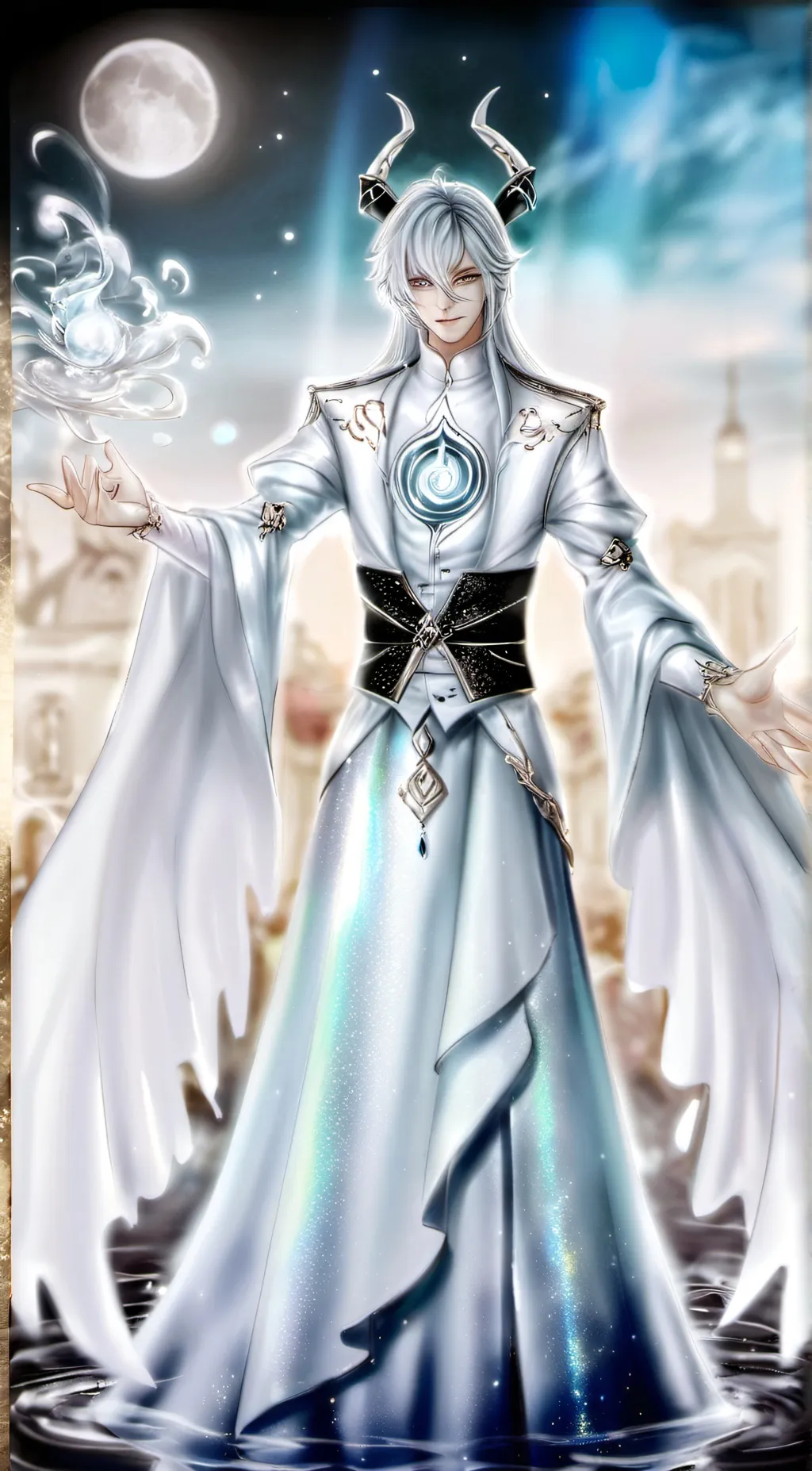 ai character: `☆HH☆' background