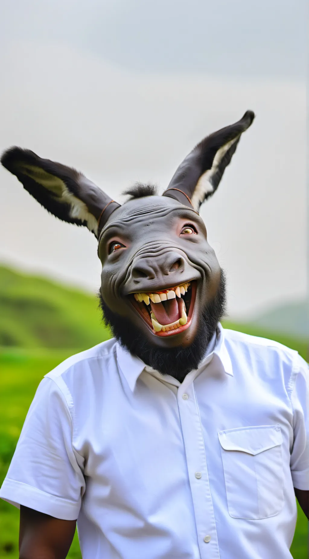 ai character: Mr donkey background