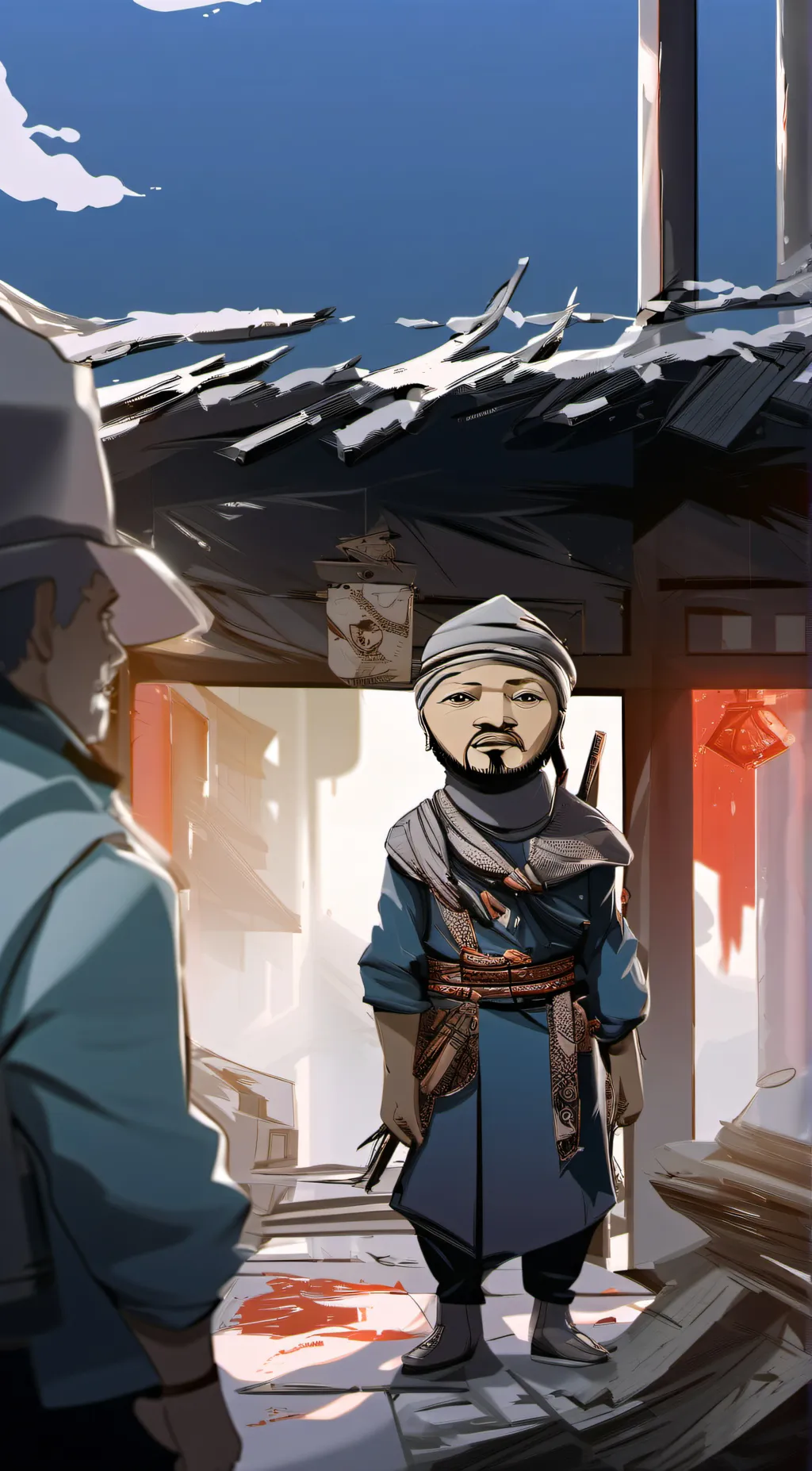 ai character: Stickman background