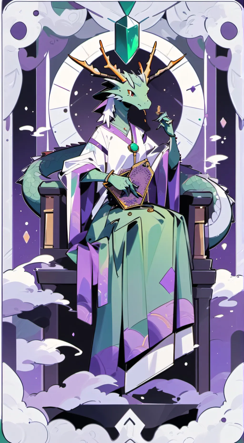 ai character: Queen sequoia  background