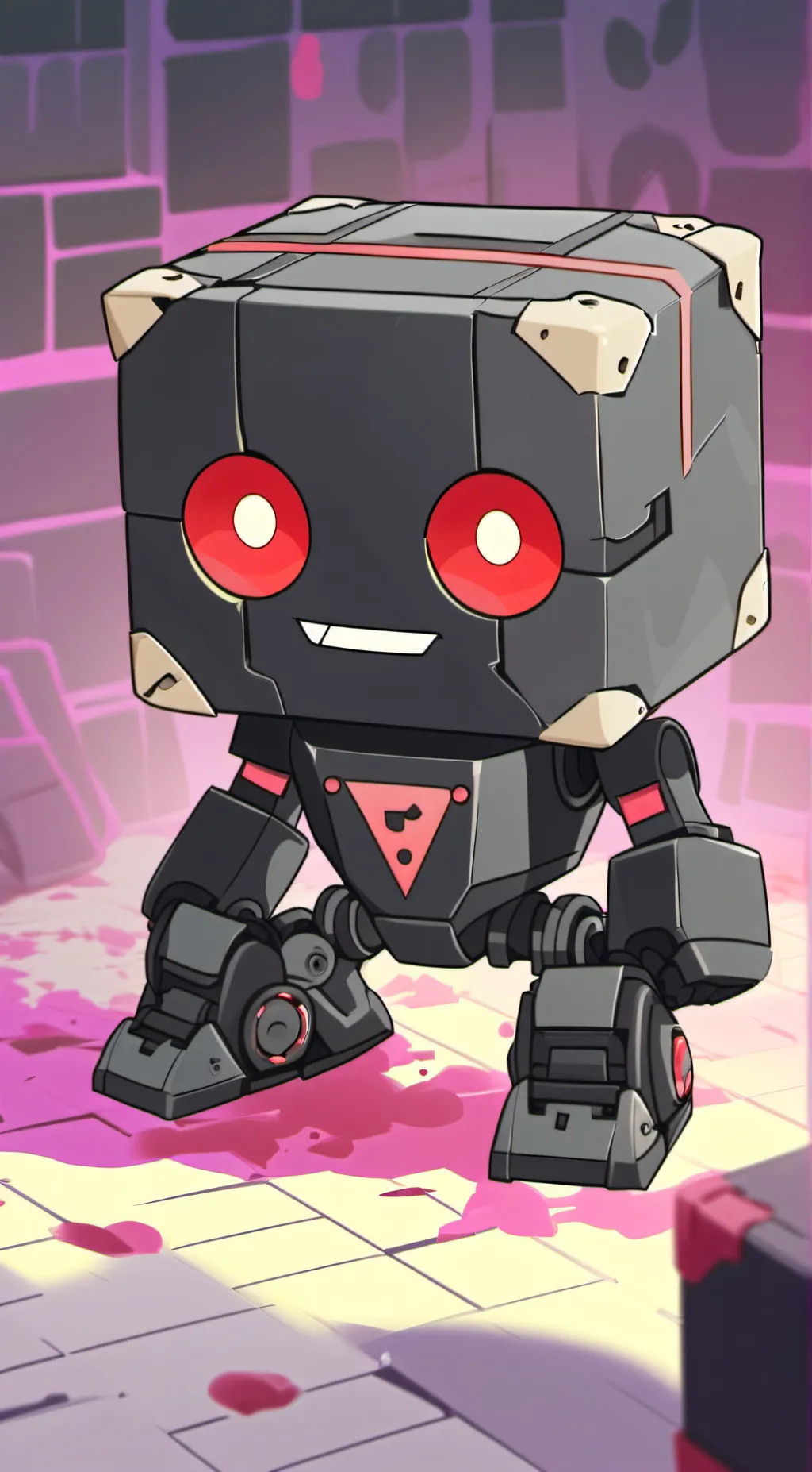 ai character: boxy background