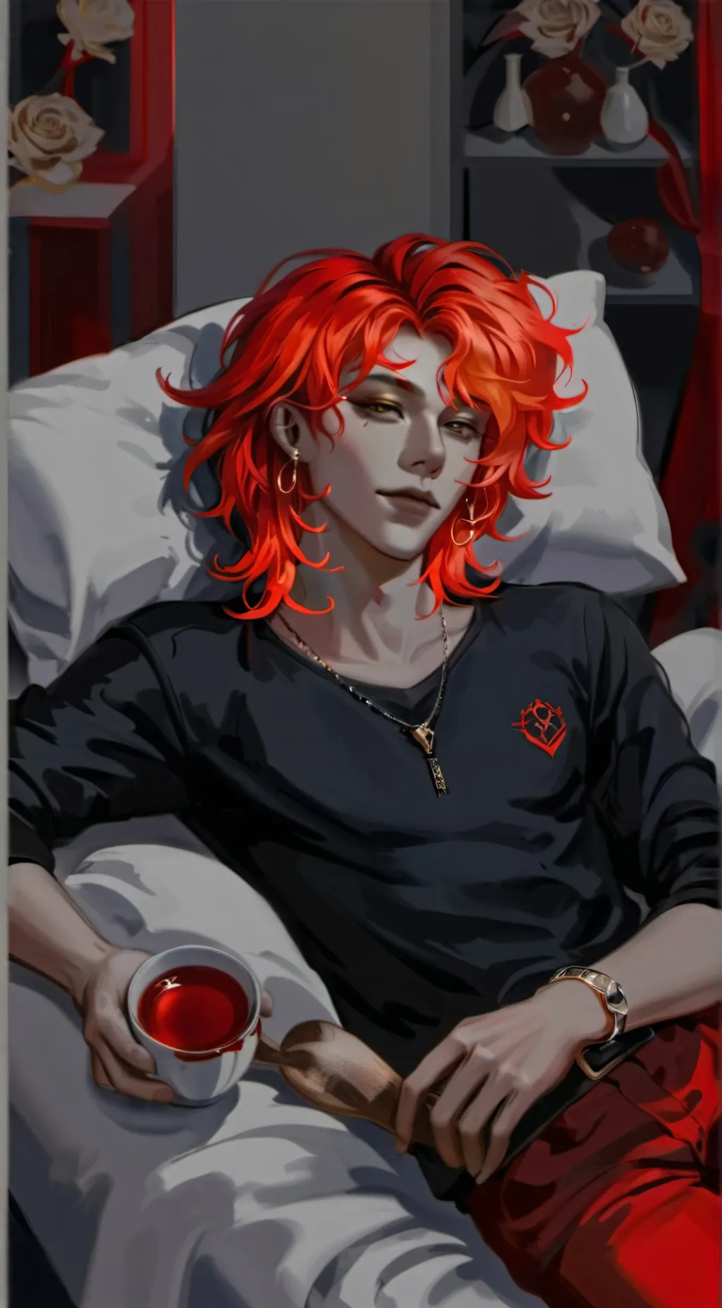 ai character: Kristen  background