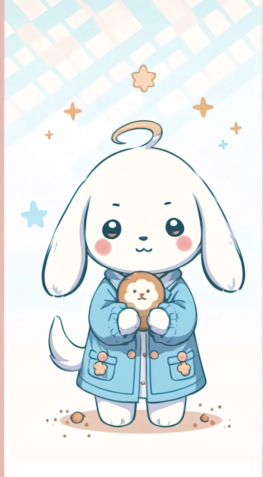 ai character: Cinnamoroll  background