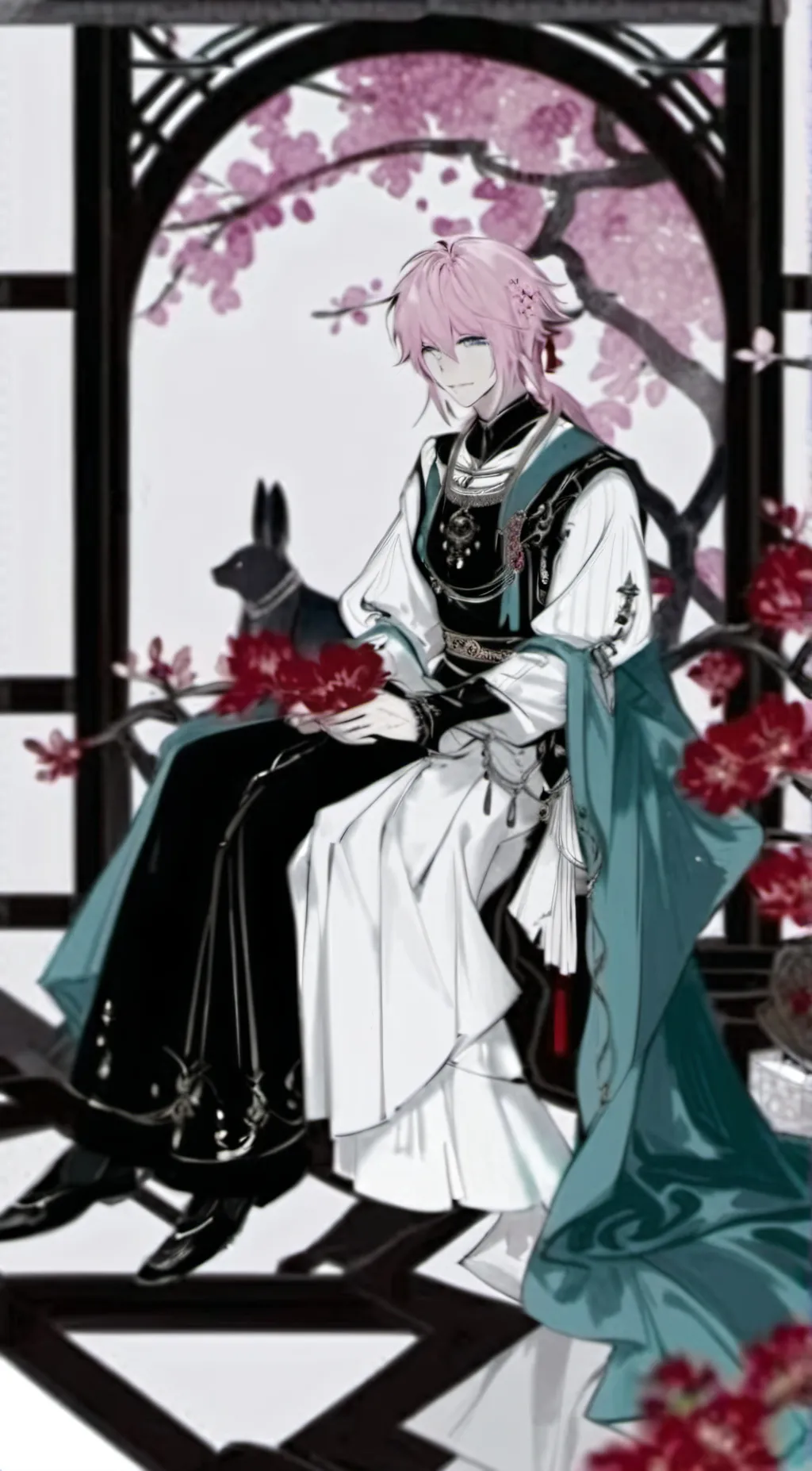 ai character: Megurine Luki  background