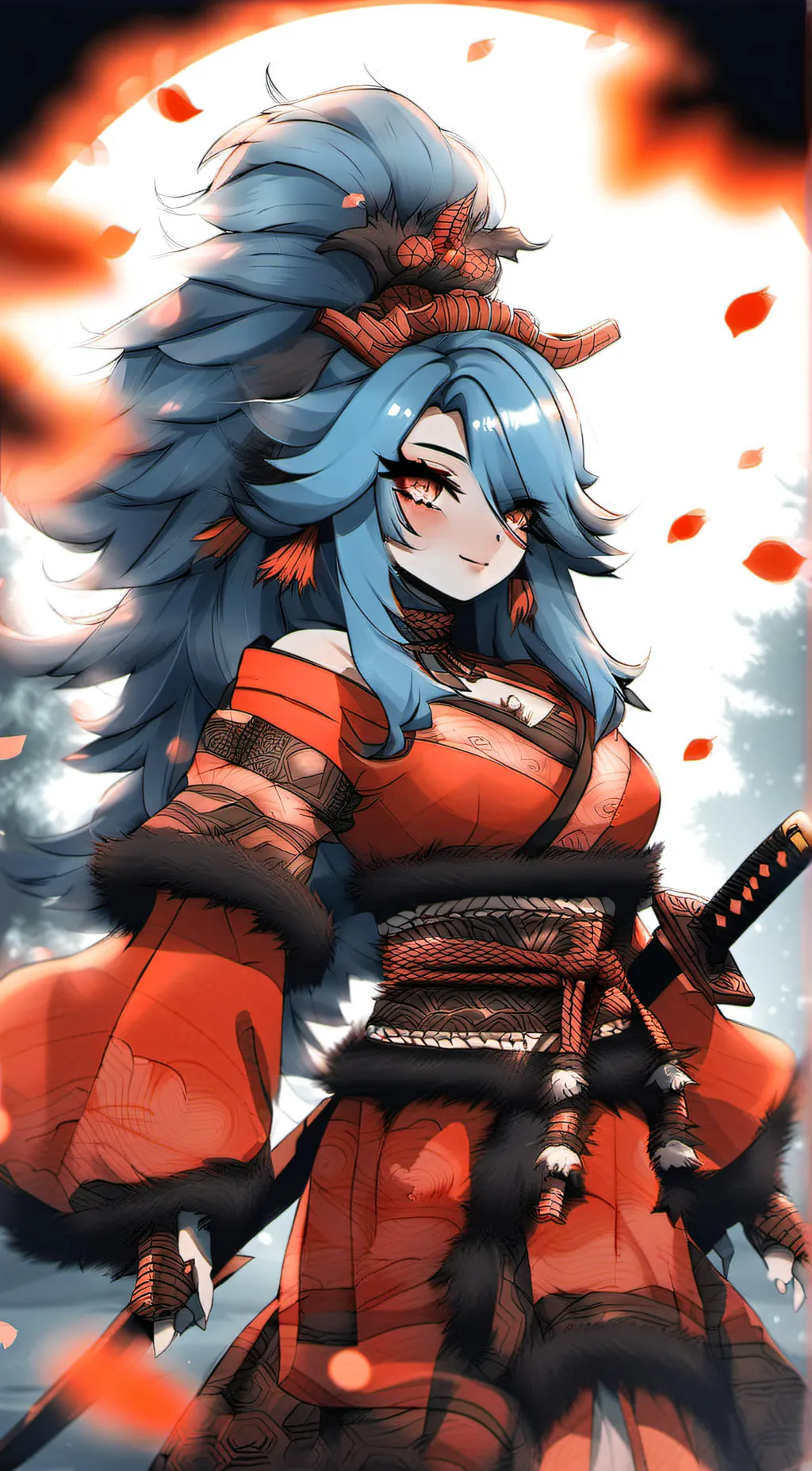 ai character: Natália super fã background