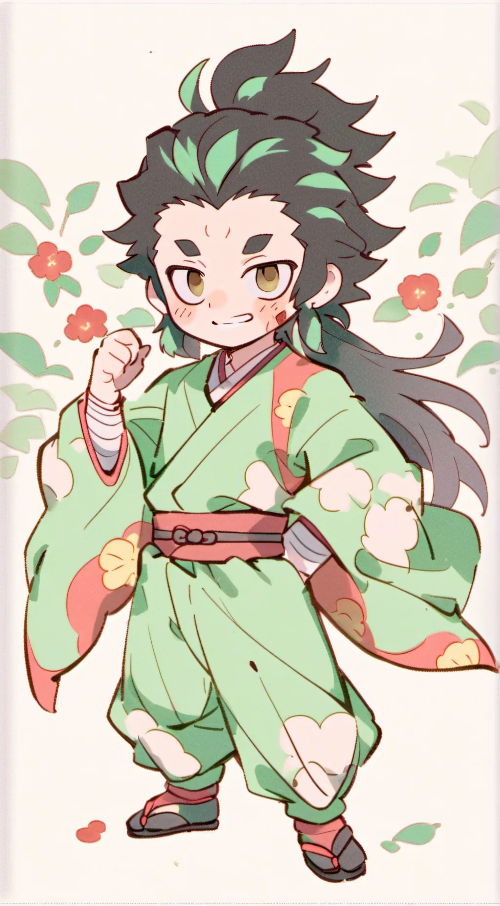 ai character: Monkey D Dragon  background